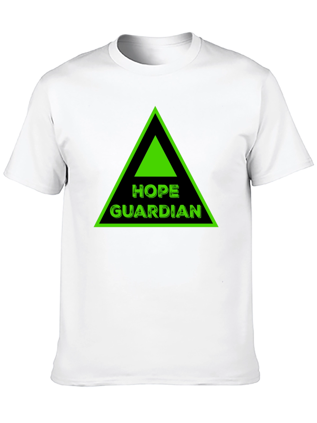 Hope Guardian Graphic Tee - Black Cotton T-Shirt