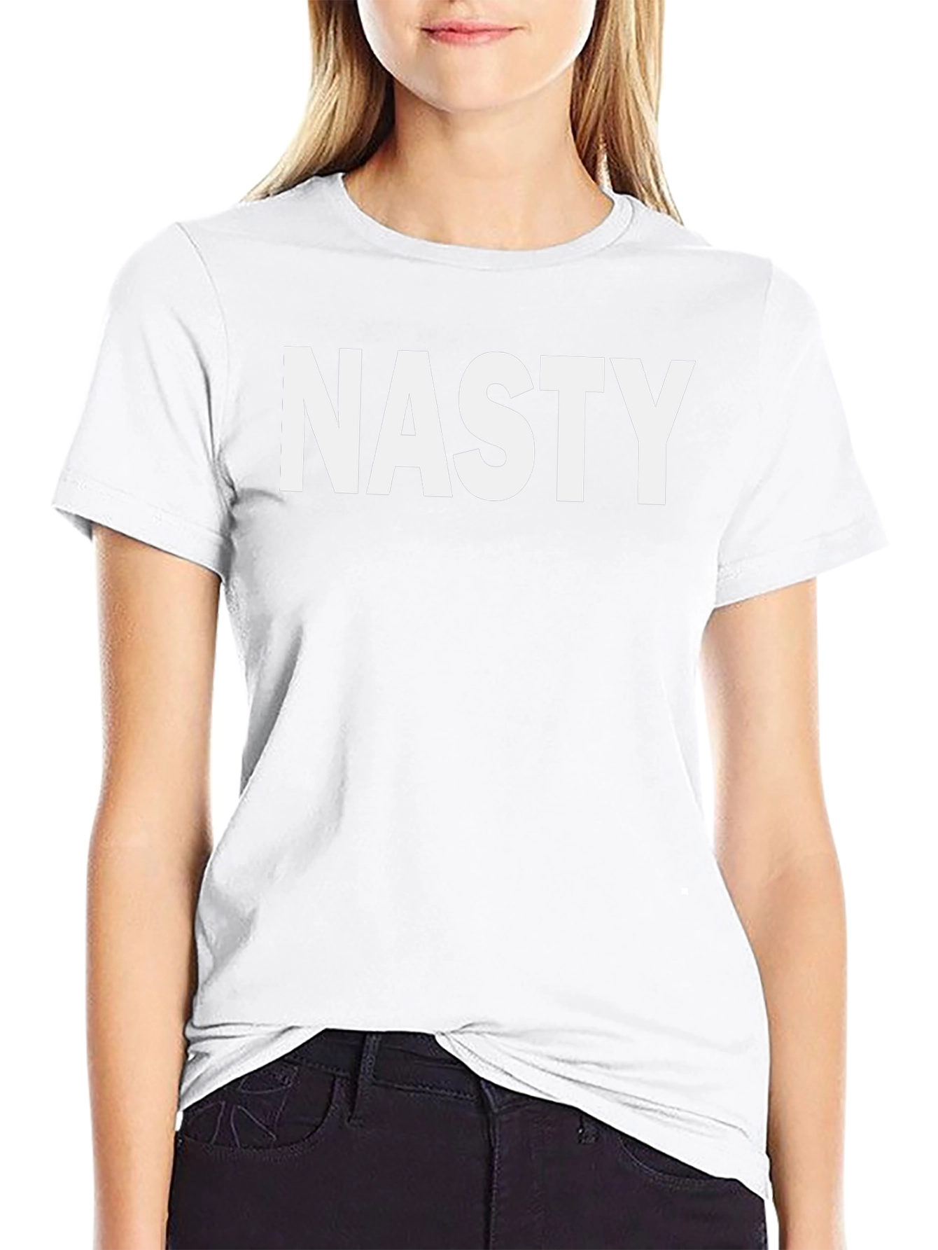 Nasty Graphic T-Shirt - Bold Black Cotton Tee