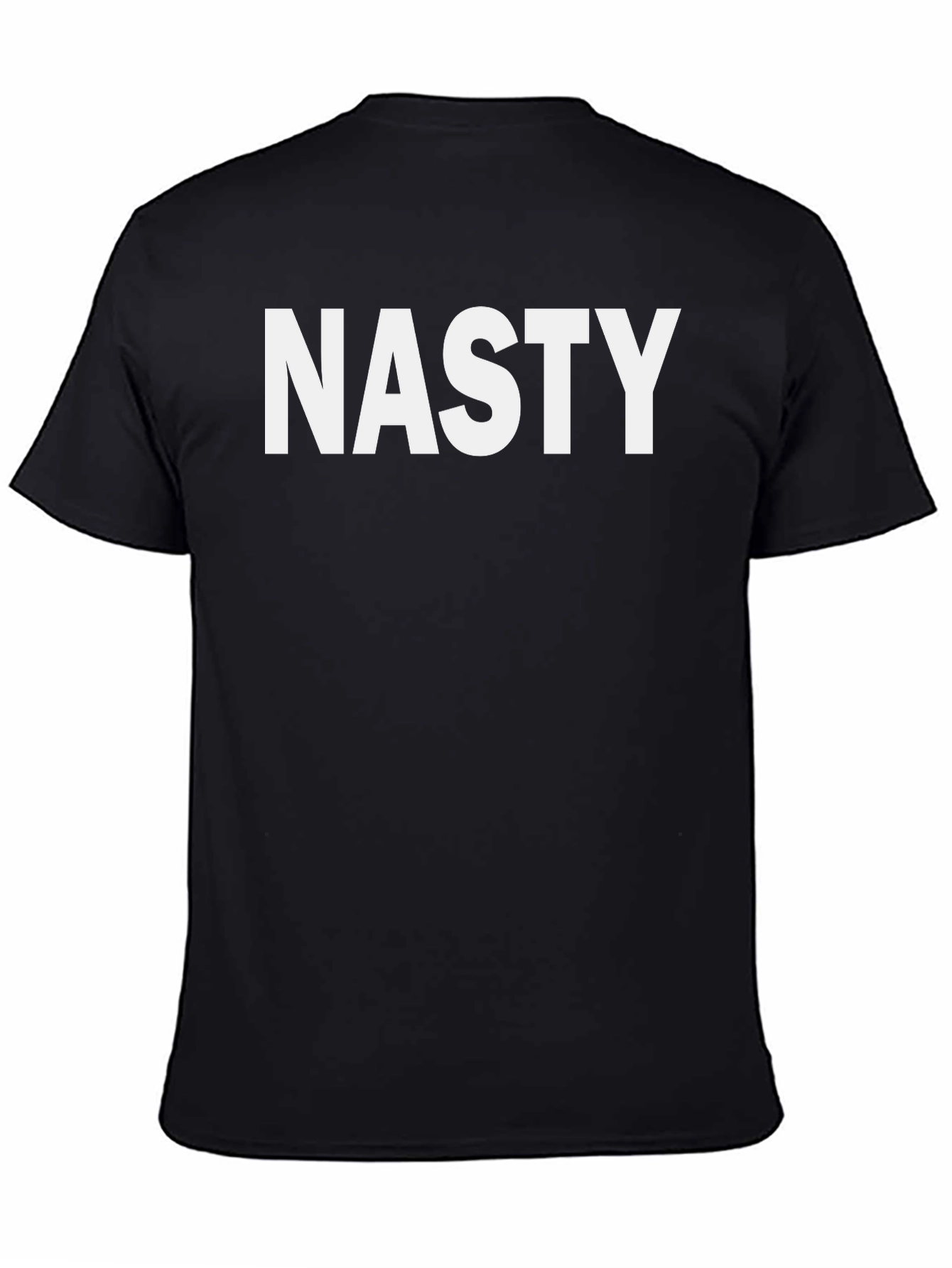 Nasty Graphic T-Shirt - Bold Black Cotton Tee