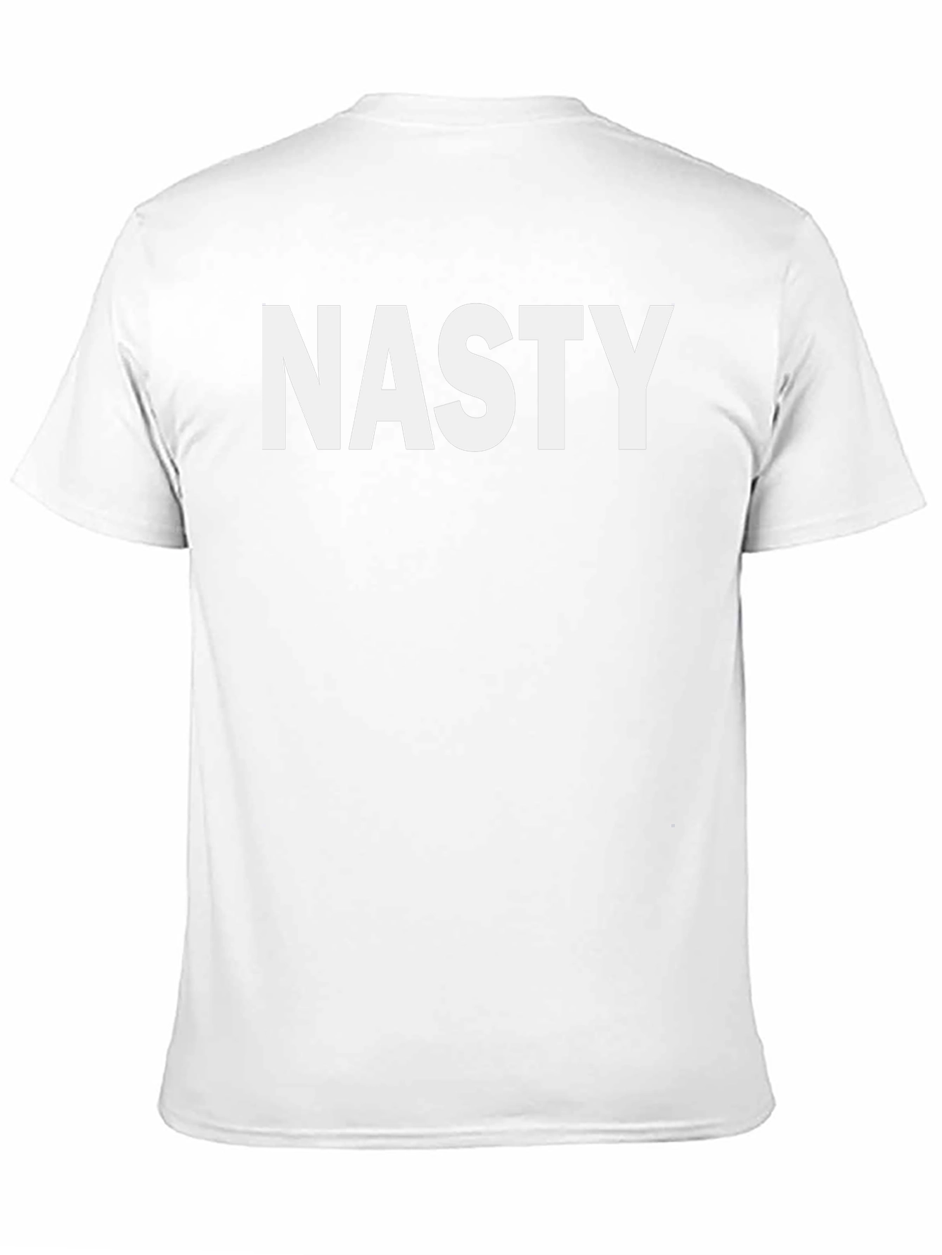 Nasty Graphic T-Shirt - Bold Black Cotton Tee