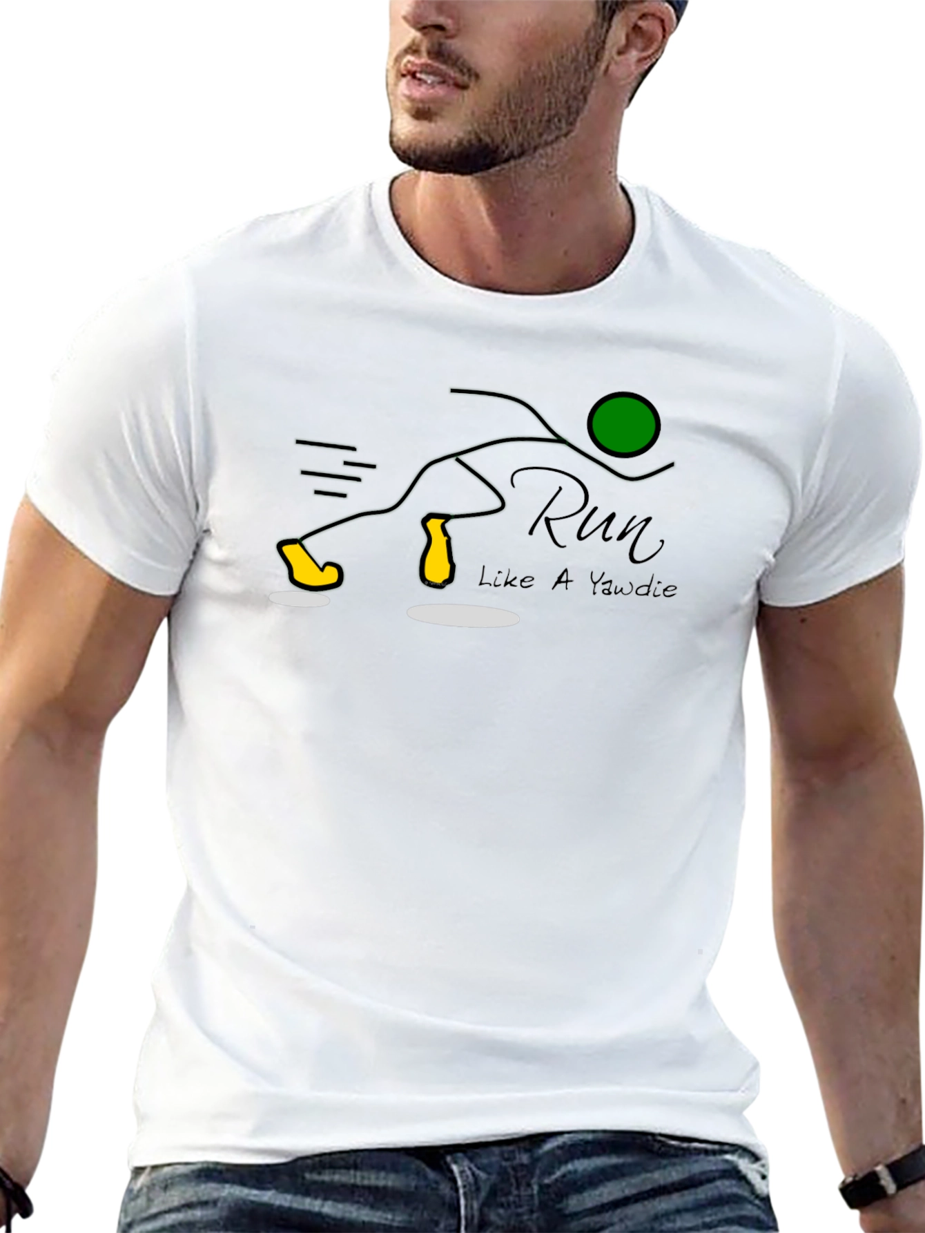 Run Like a Yawdie T-Shirt: Fun Graphic Tee