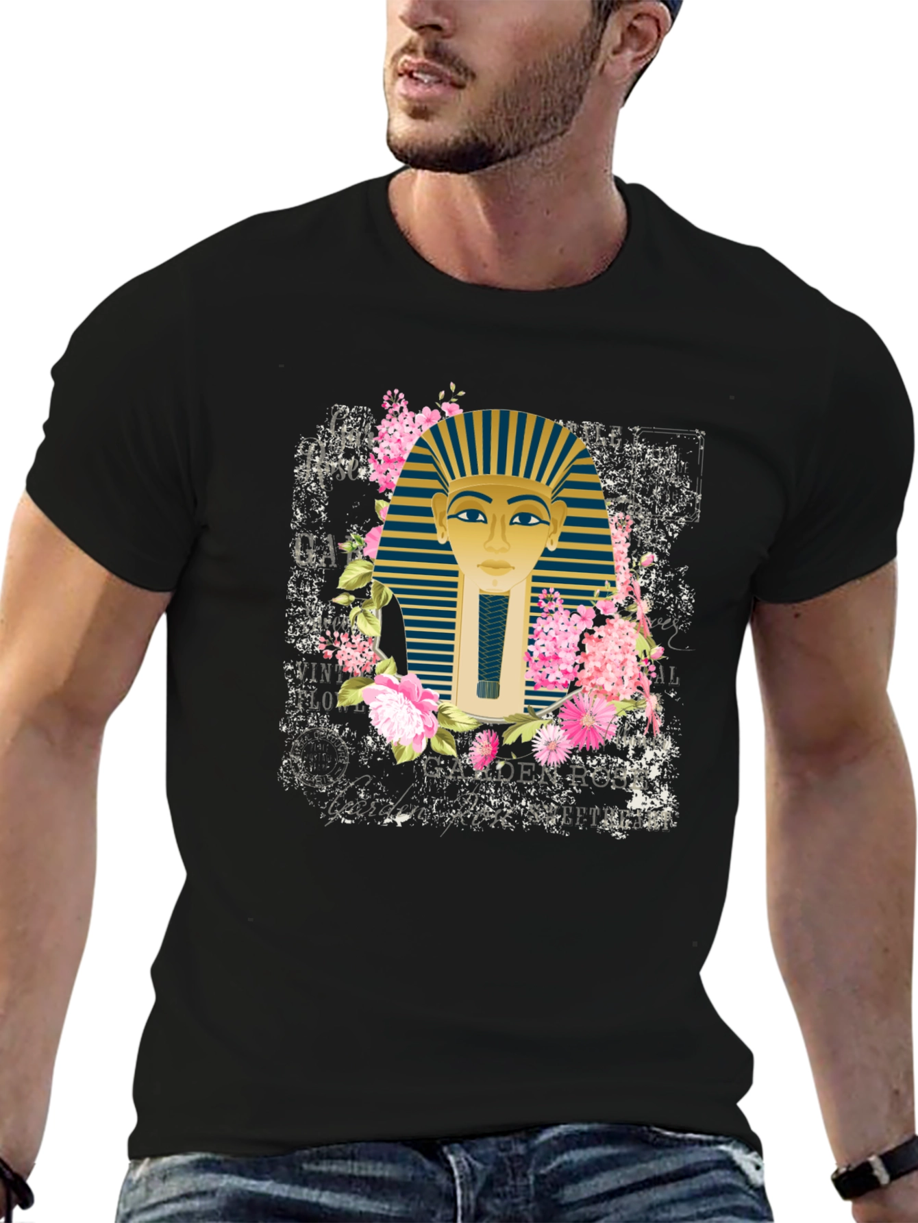 Egyptian Pharaoh Floral T-Shirt