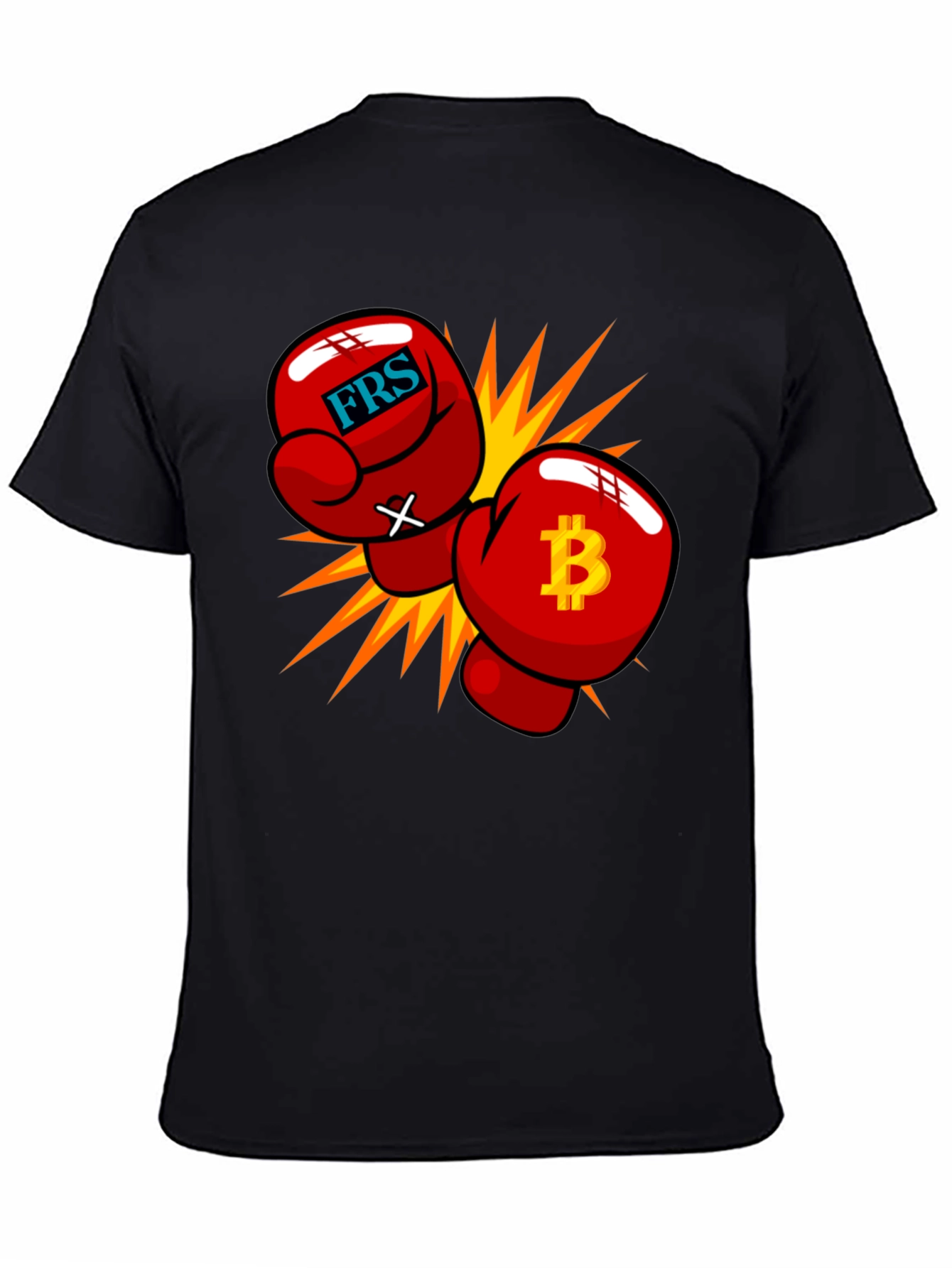 Bitcoin vs FRS Boxing Gloves T-Shirt