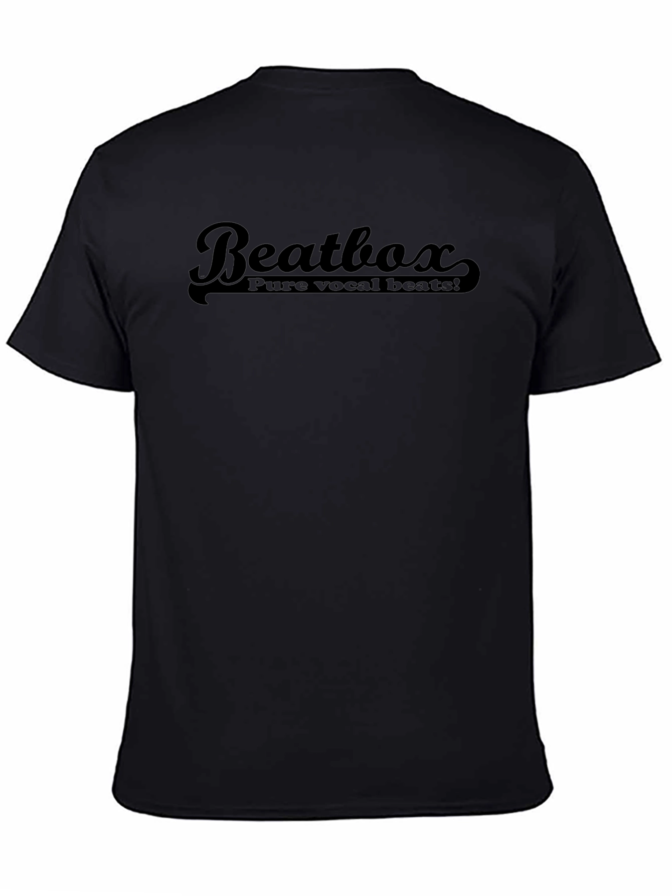 Beatbox Vocal Beats Black Graphic T-Shirt