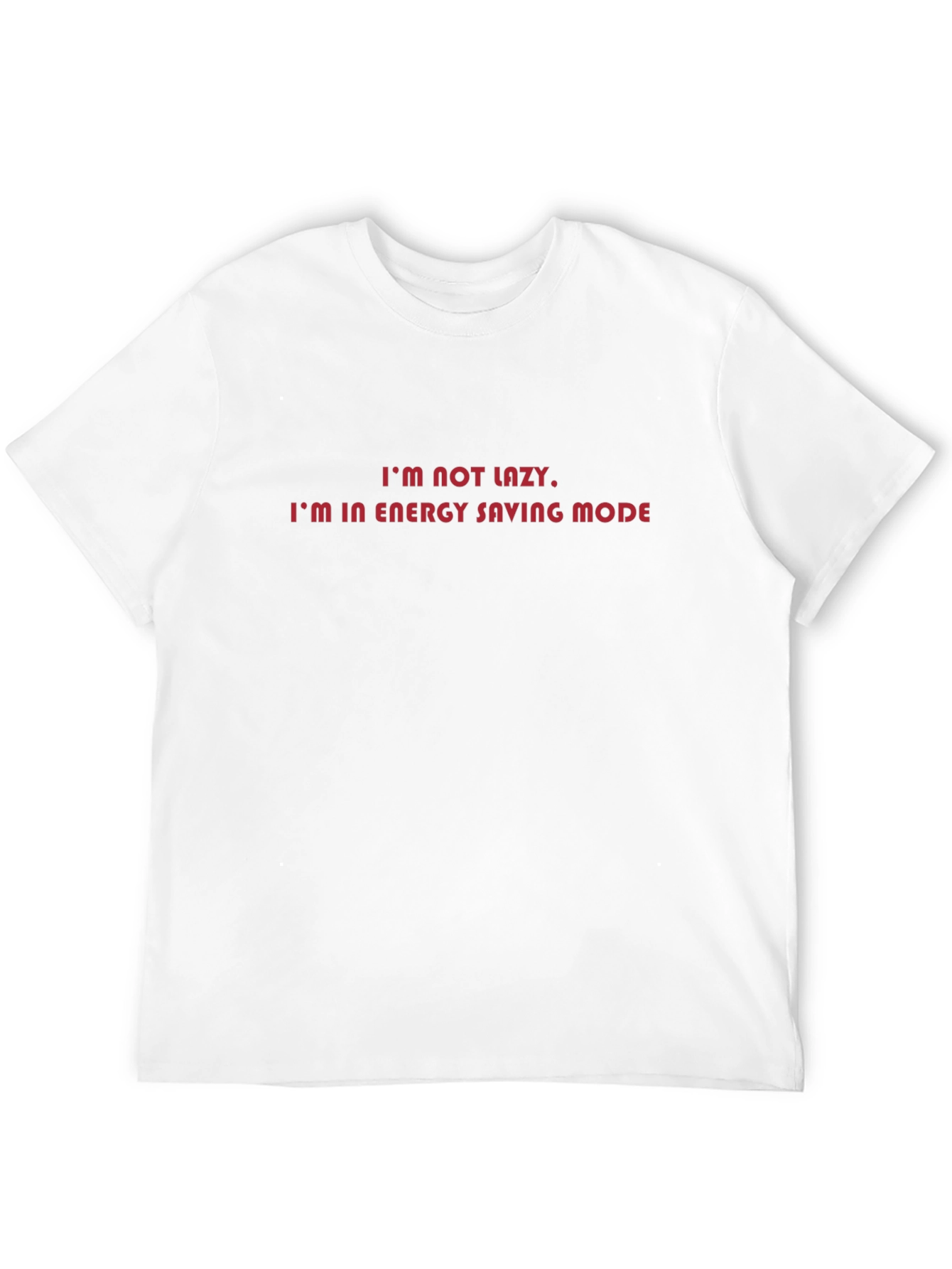 Energy Saving Mode Black T-Shirt