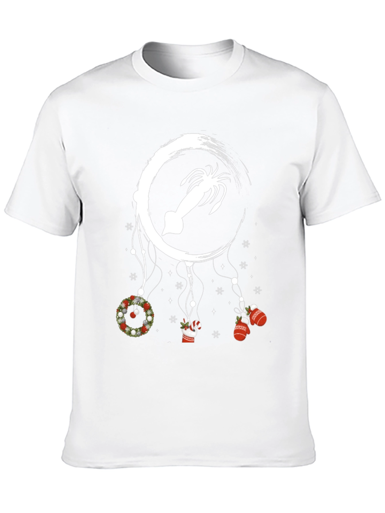 Festive Squid Christmas T-Shirt