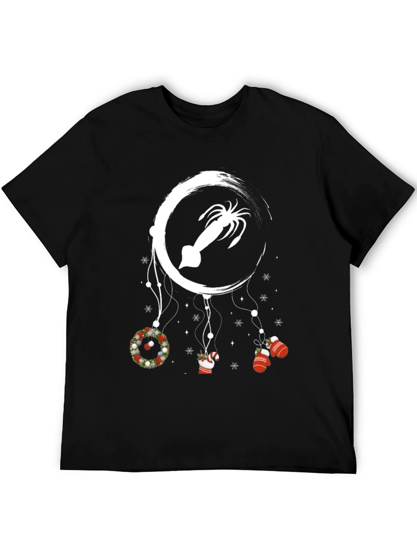 Festive Squid Christmas T-Shirt
