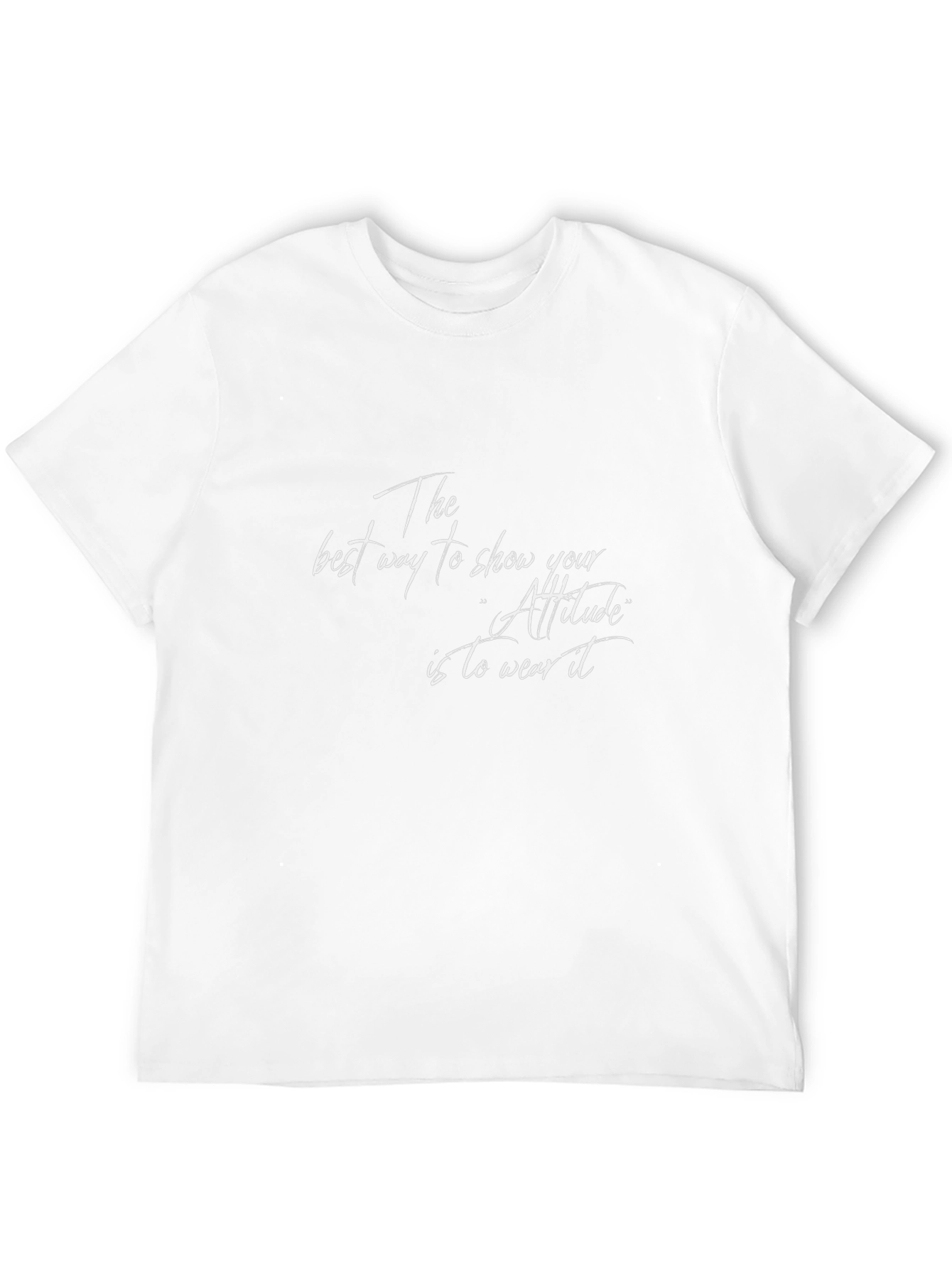Attitude Graphic Tee - Show Your Style