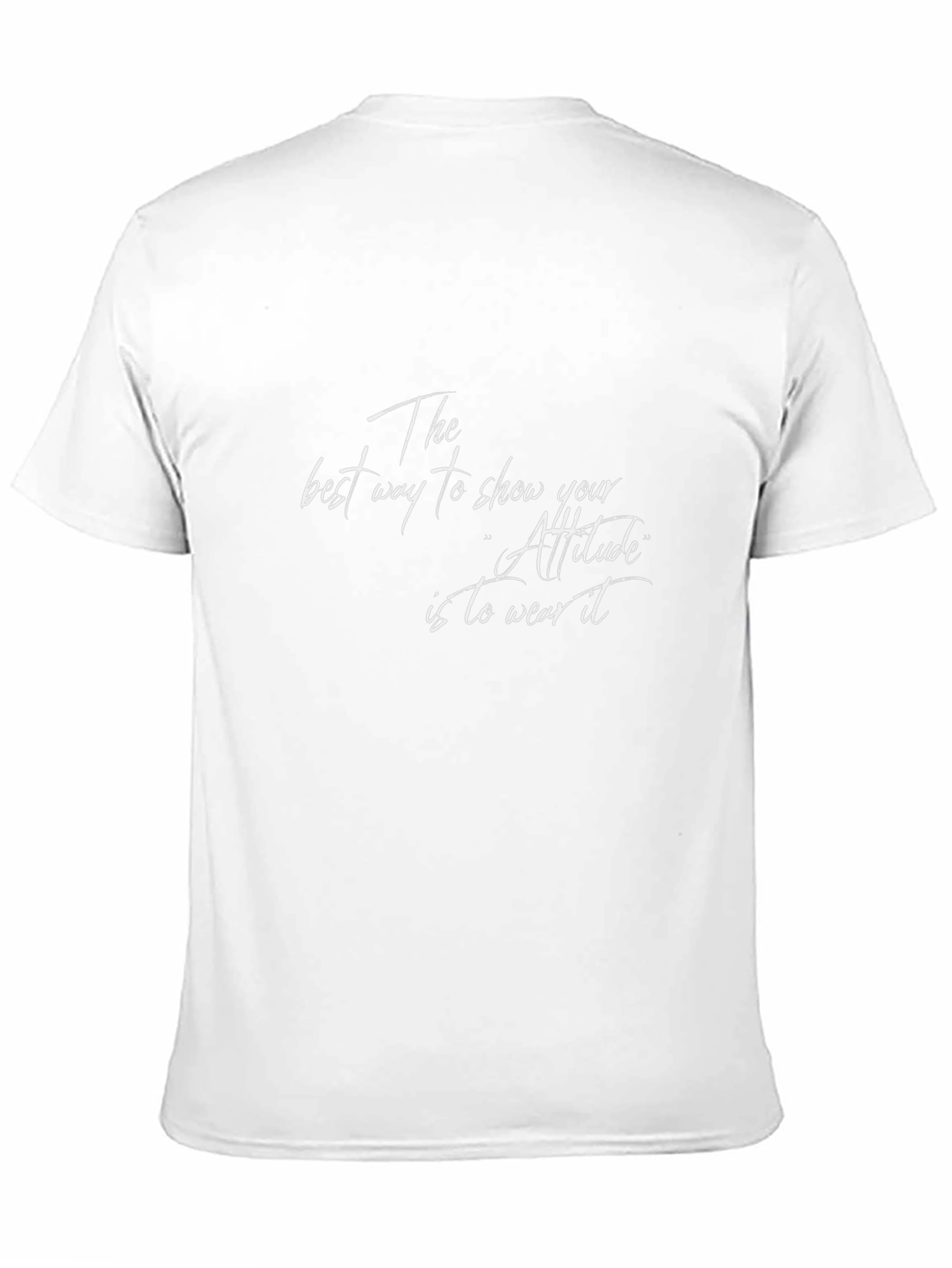 Attitude Graphic Tee - Show Your Style