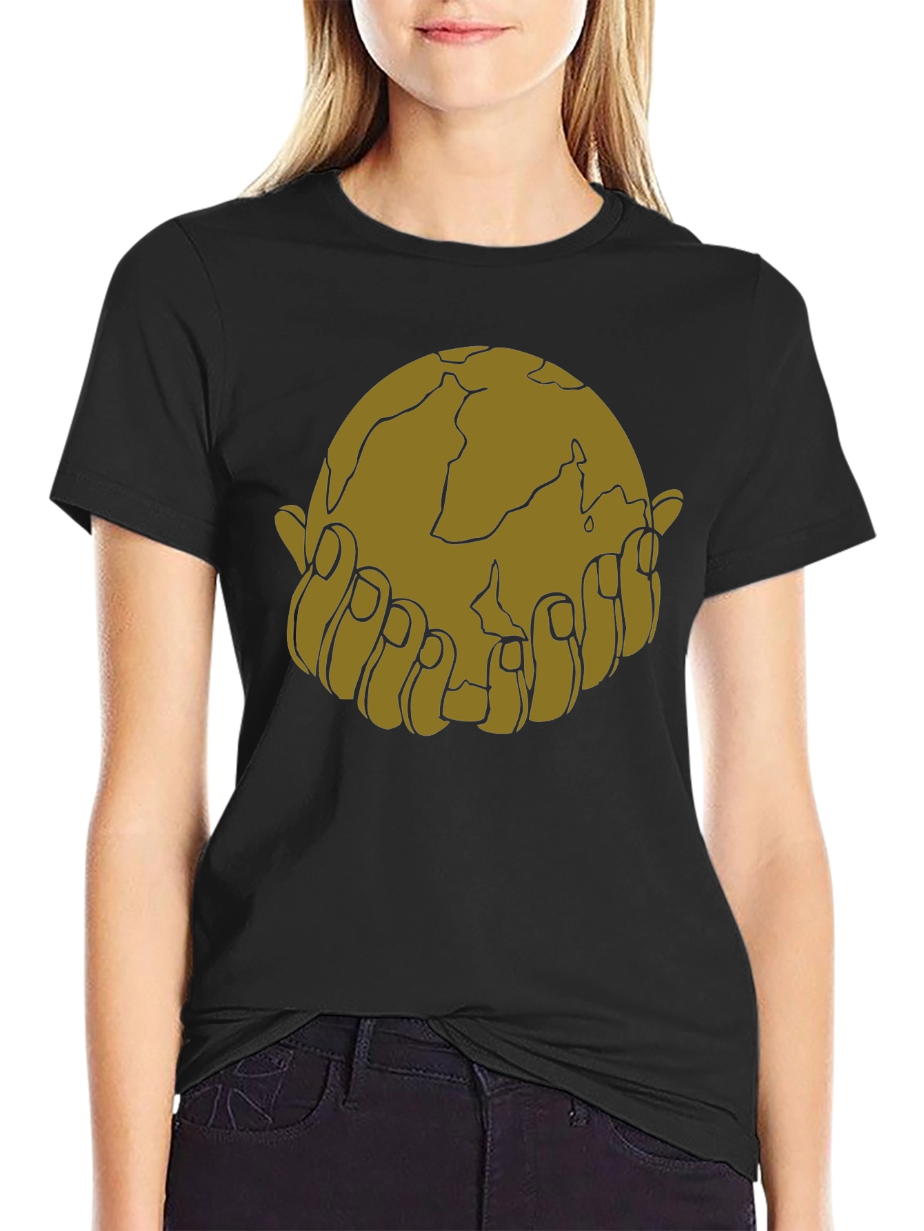 Earth In Hand Graphic Tee