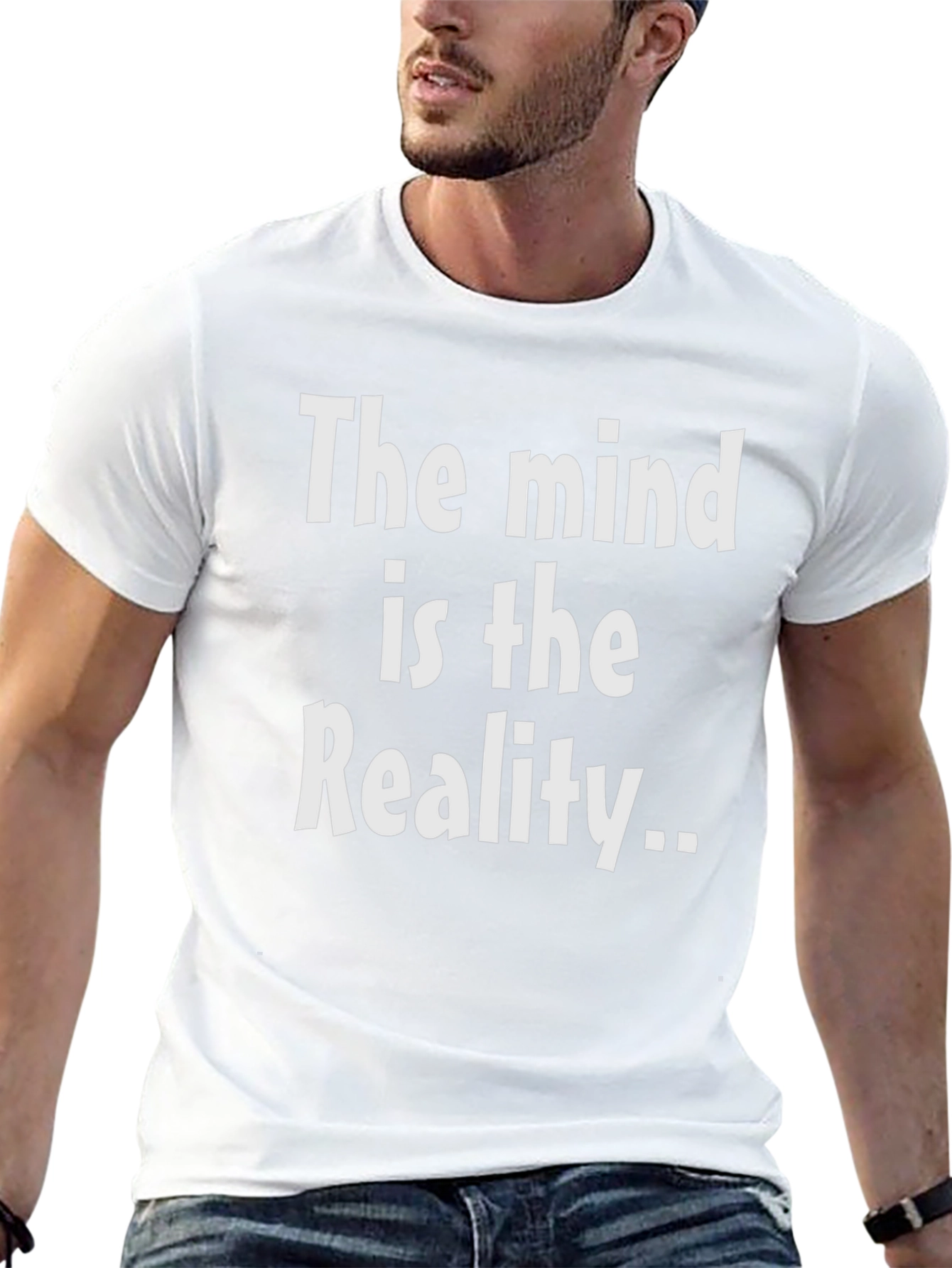 Mind is Reality Black Graphic T-Shirt