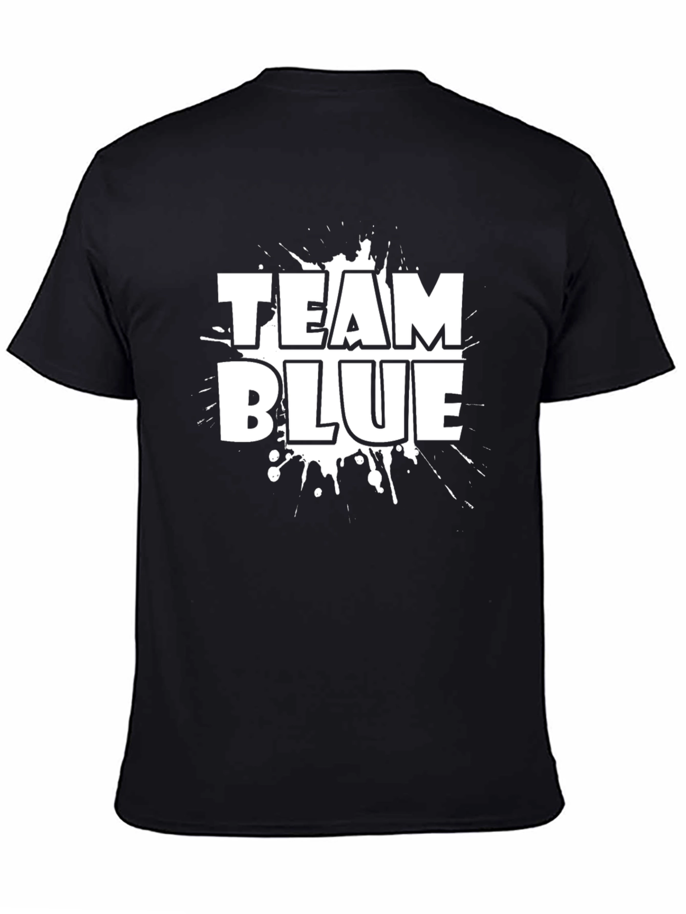 Team Blue Graphic Print T-Shirt