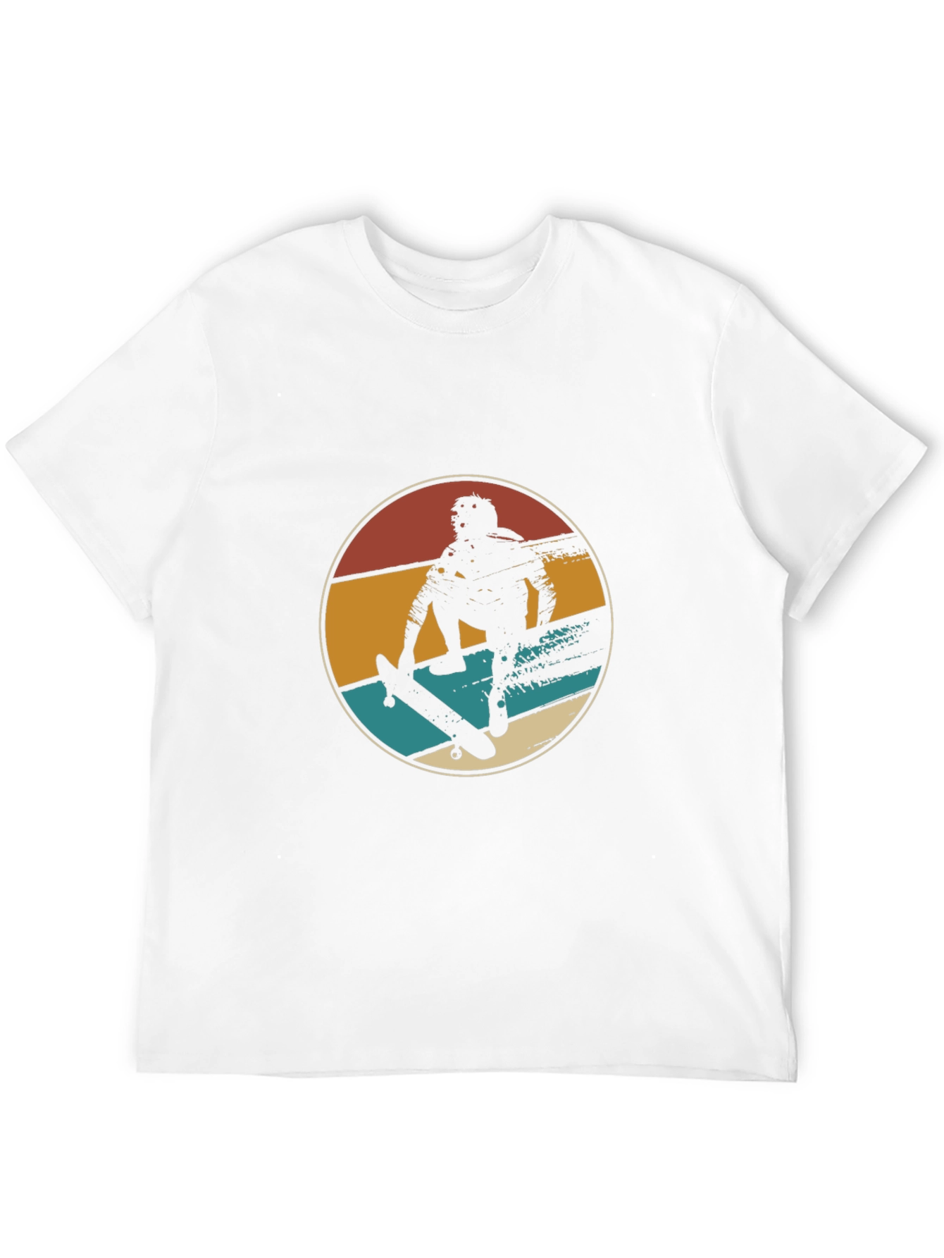 Retro Skater Graphic Tee - Black T-Shirt