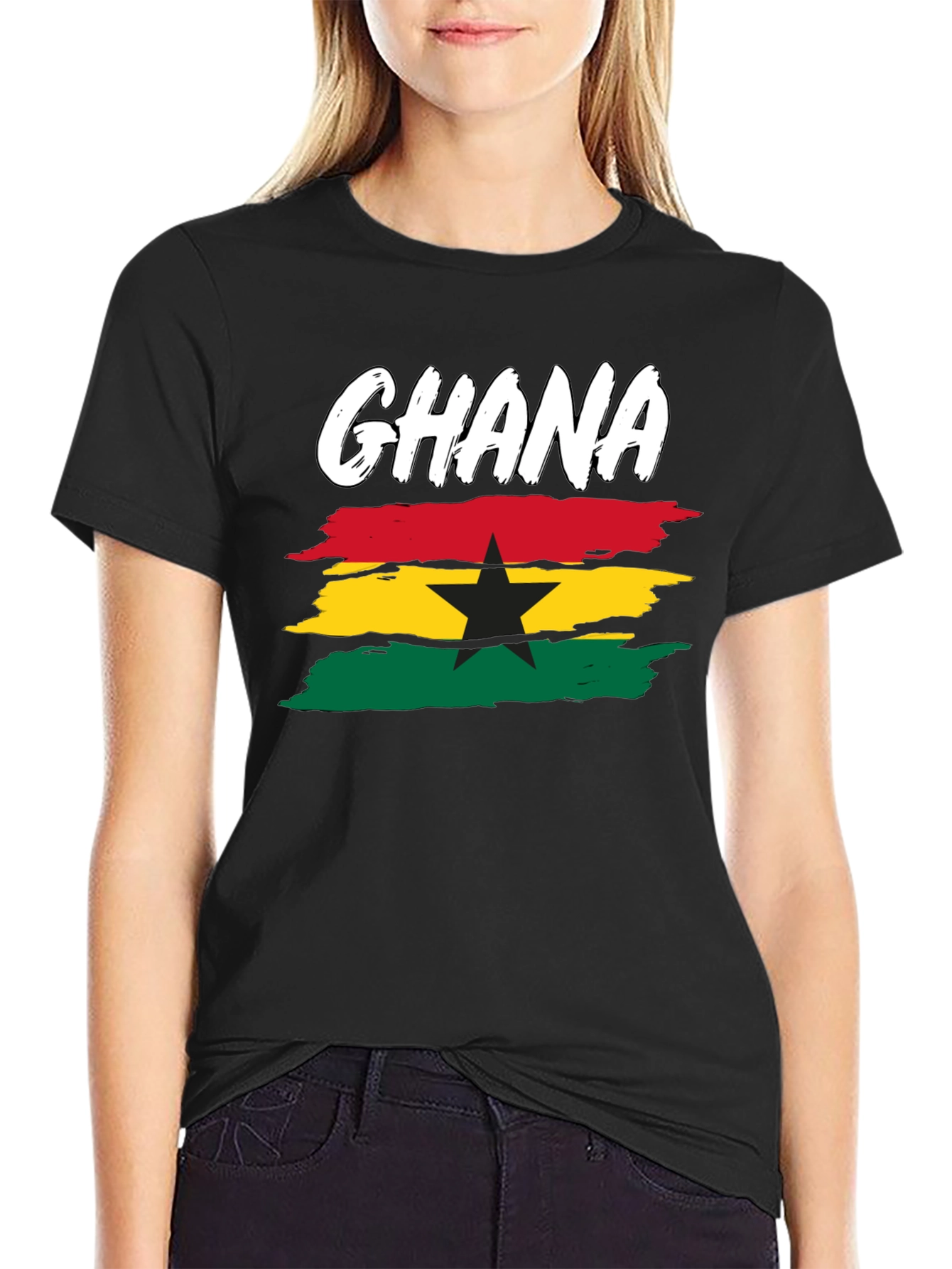 Ghana Flag T-Shirt - Stylish African Pride Tee