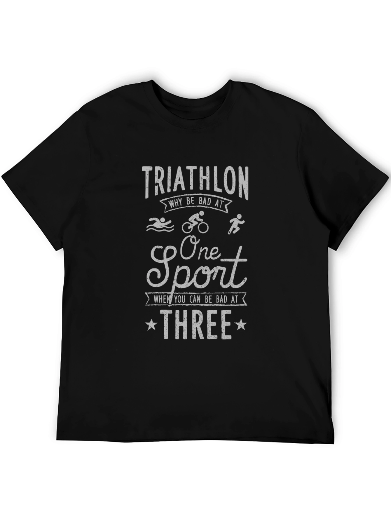 Triathlon Funny T-Shirt for Sport Enthusiasts