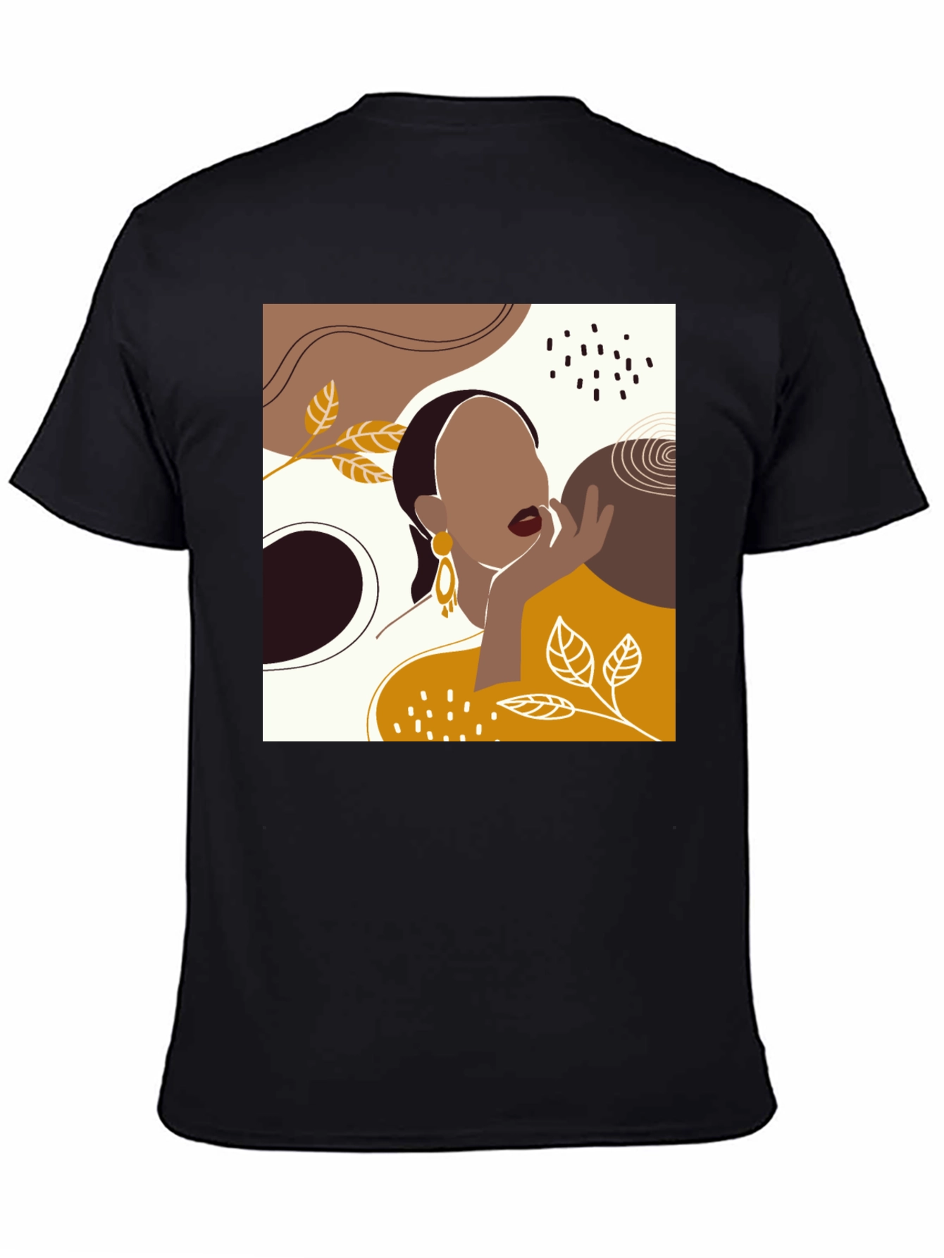 Abstract Woman Graphic Tee - Modern Art T-Shirt
