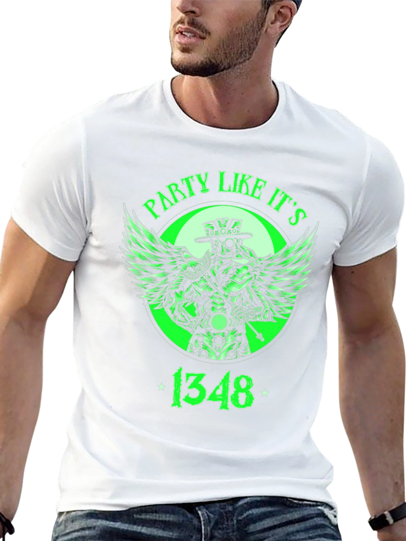 Party Like Its 1348 T-Shirt Plague Doctor Design