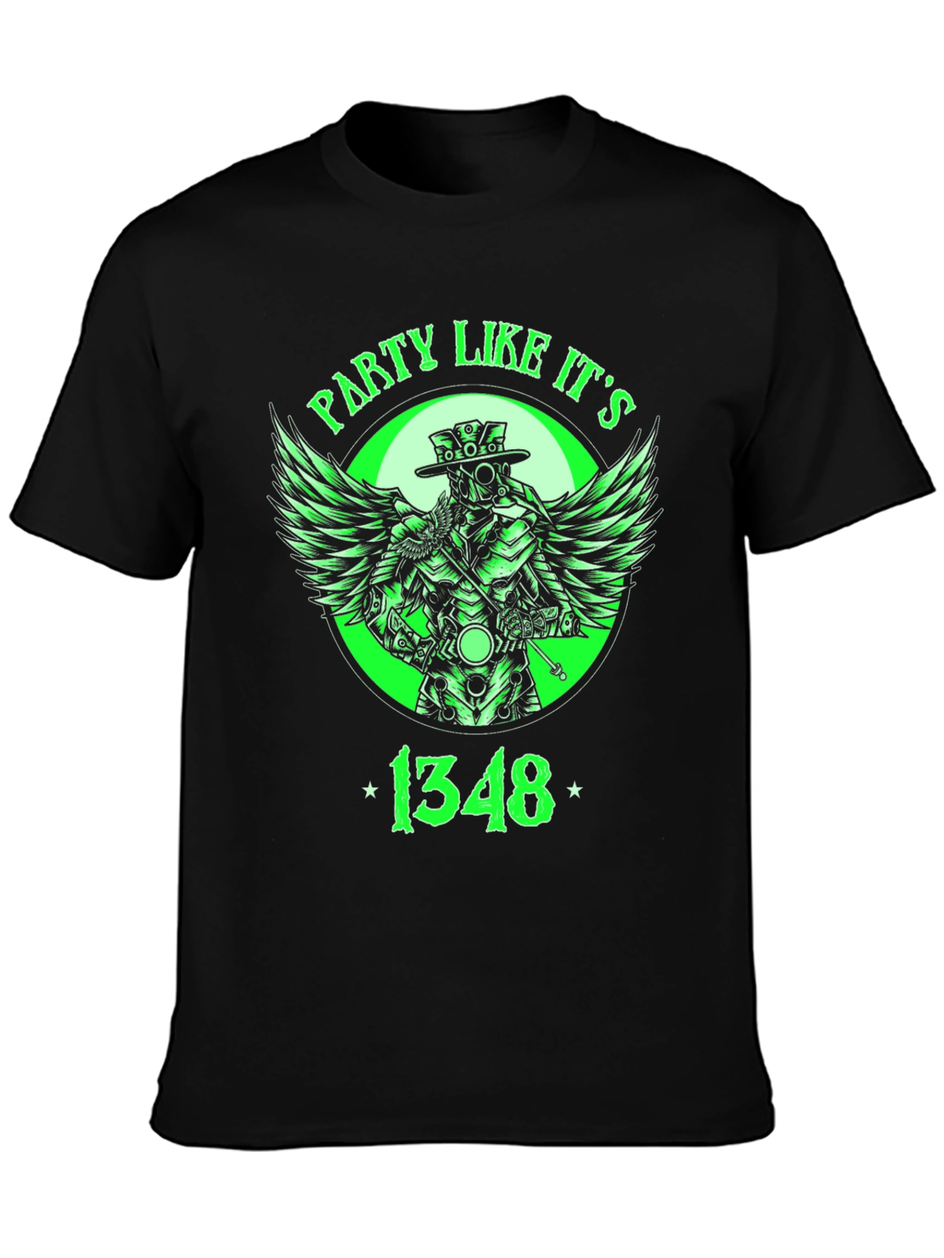 Party Like Its 1348 T-Shirt Plague Doctor Design