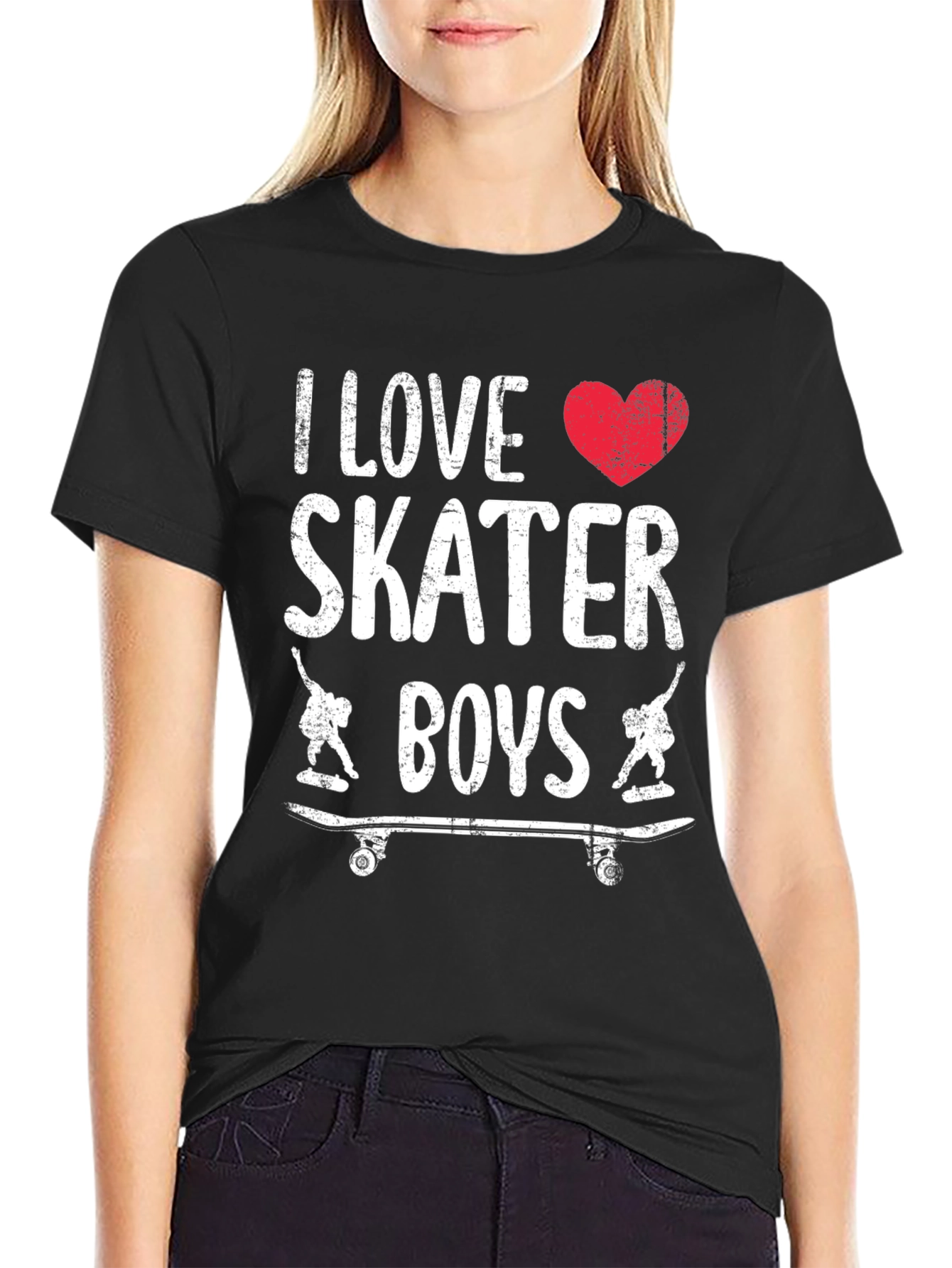 I Love Skater Boys Graphic Tee