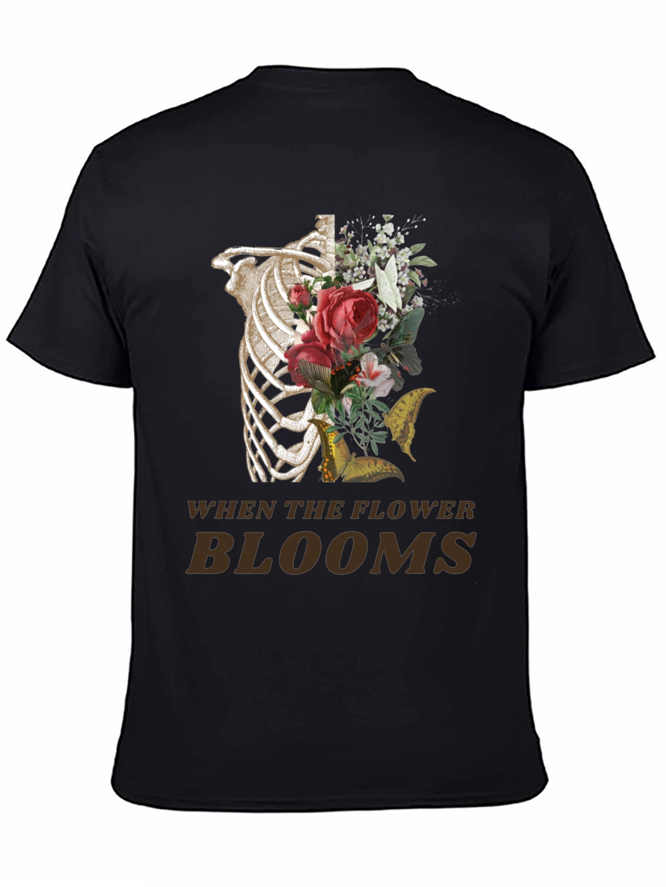 Floral Rib Cage Graphic Tee