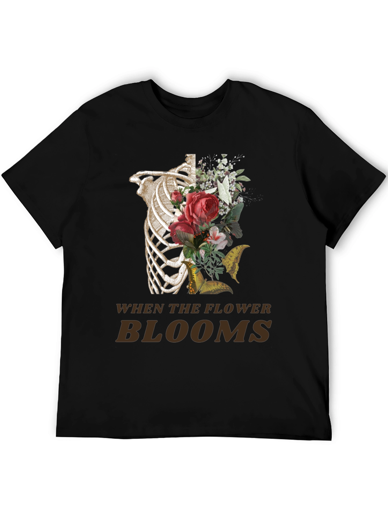 Floral Rib Cage Graphic Tee
