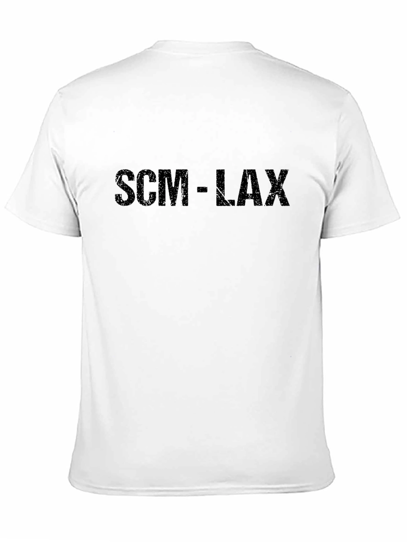SCM-LAX Black Graphic Tee Shirt