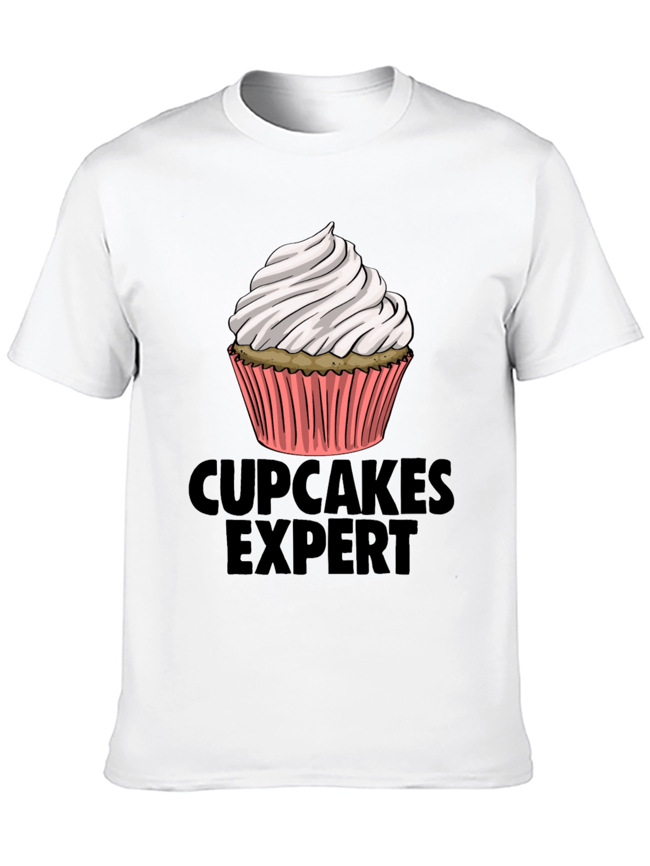 Cupcakes Expert T-Shirt: Sweet Treat Fashion