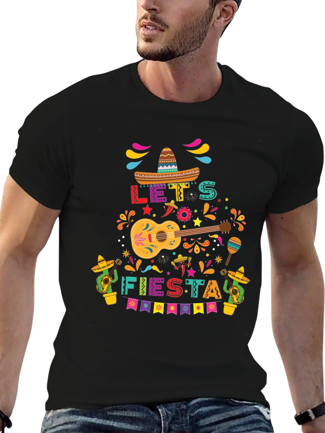 Fiesta Time Tee - Lets Fiesta Graphic T-Shirt