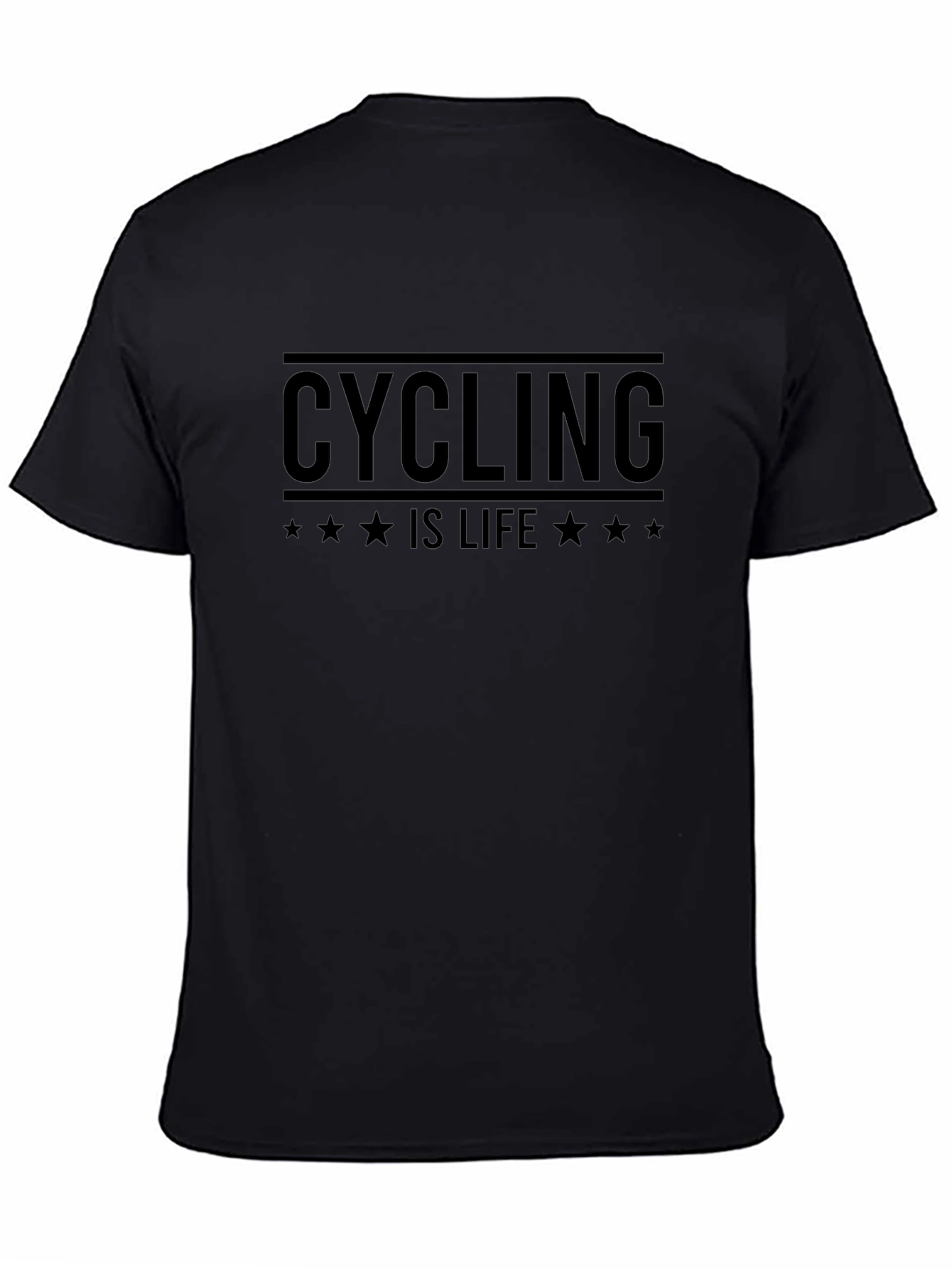 Cycling is Life Black T-Shirt