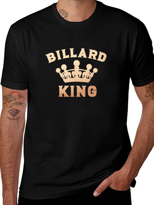 Billard King T-Shirt - Stylish Pool Player Apparel