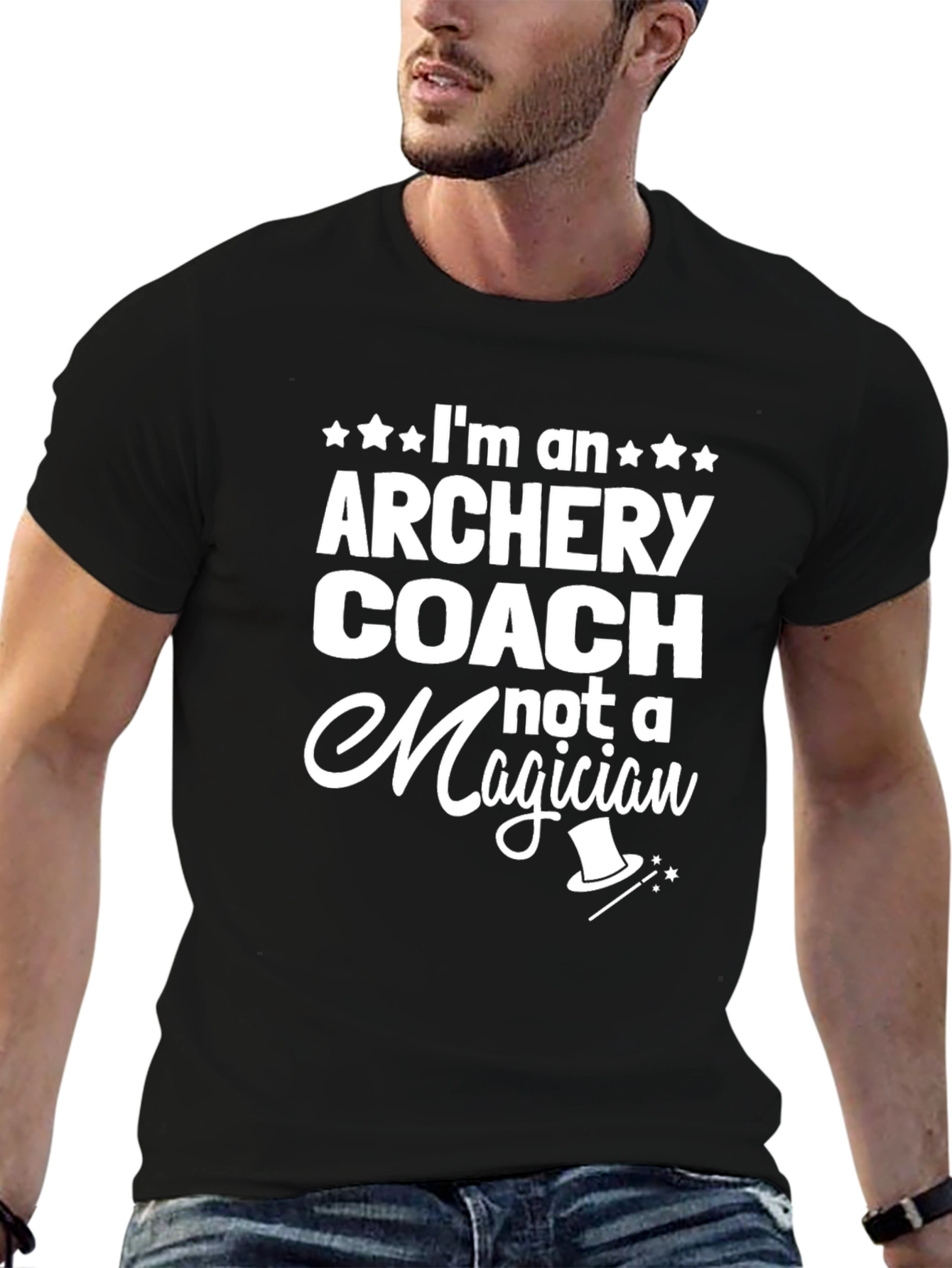 Archery Coach T-Shirt - Novelty Gift for Archers