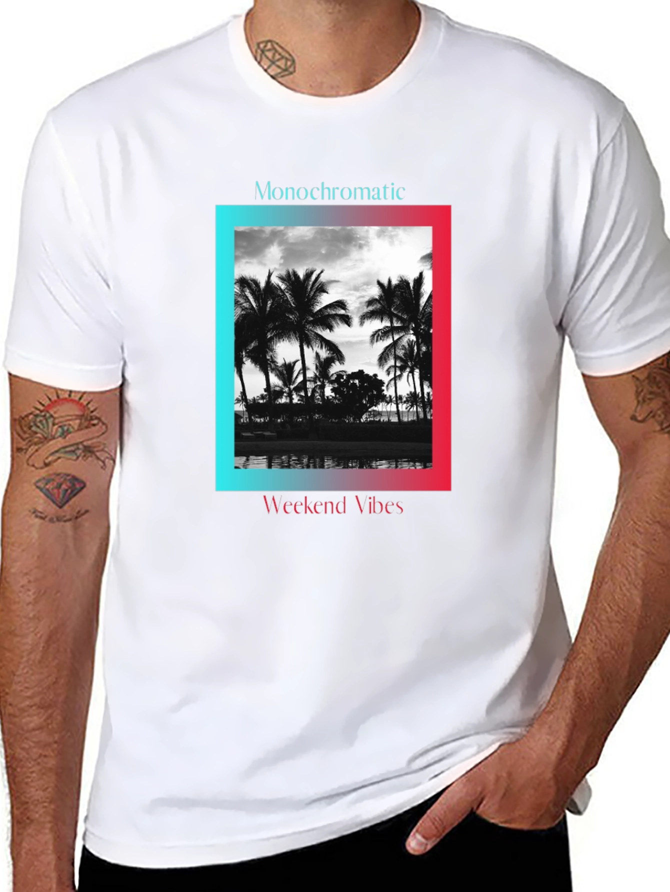 Monochromatic Weekend Vibes T-Shirt