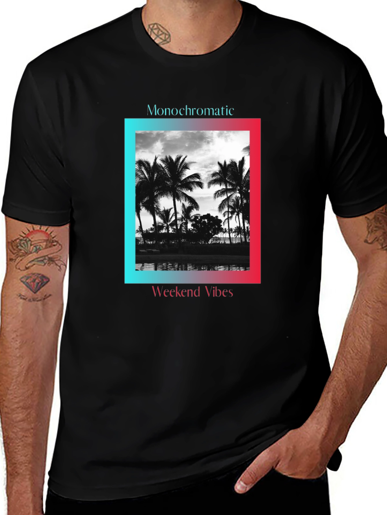 Monochromatic Weekend Vibes T-Shirt
