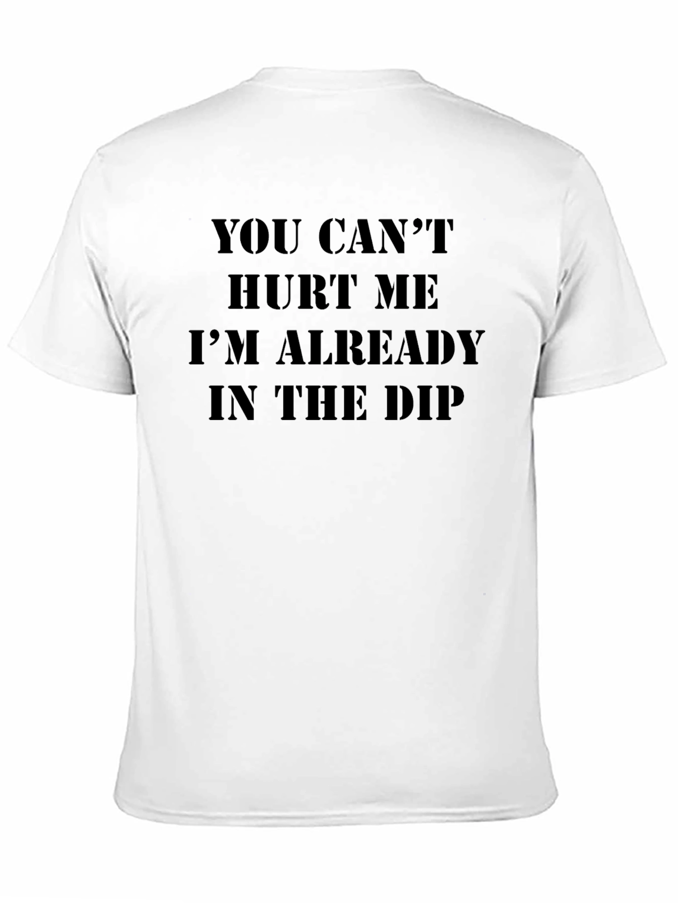 You Cant Hurt Me Black Tee