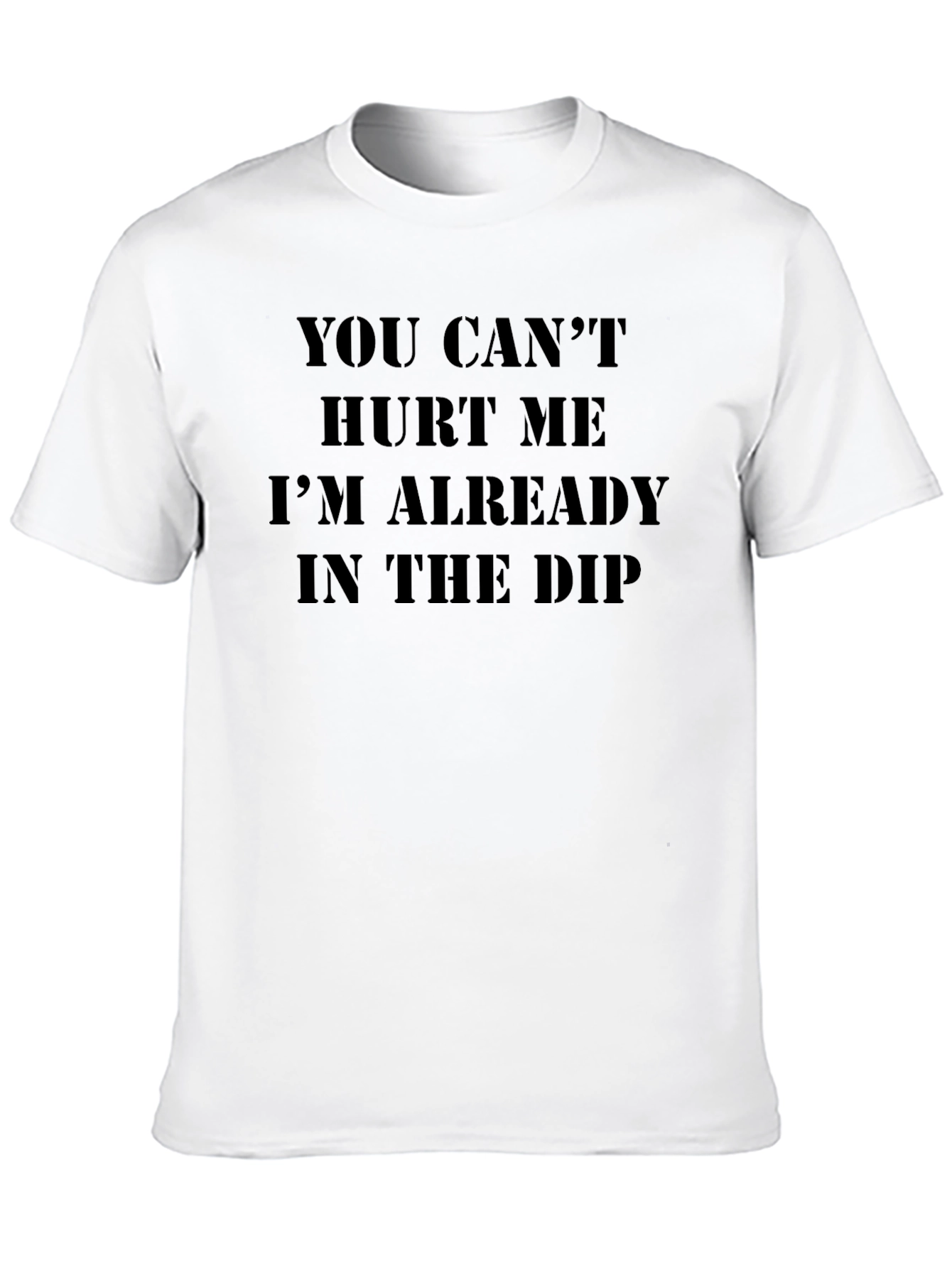 You Cant Hurt Me Black Tee