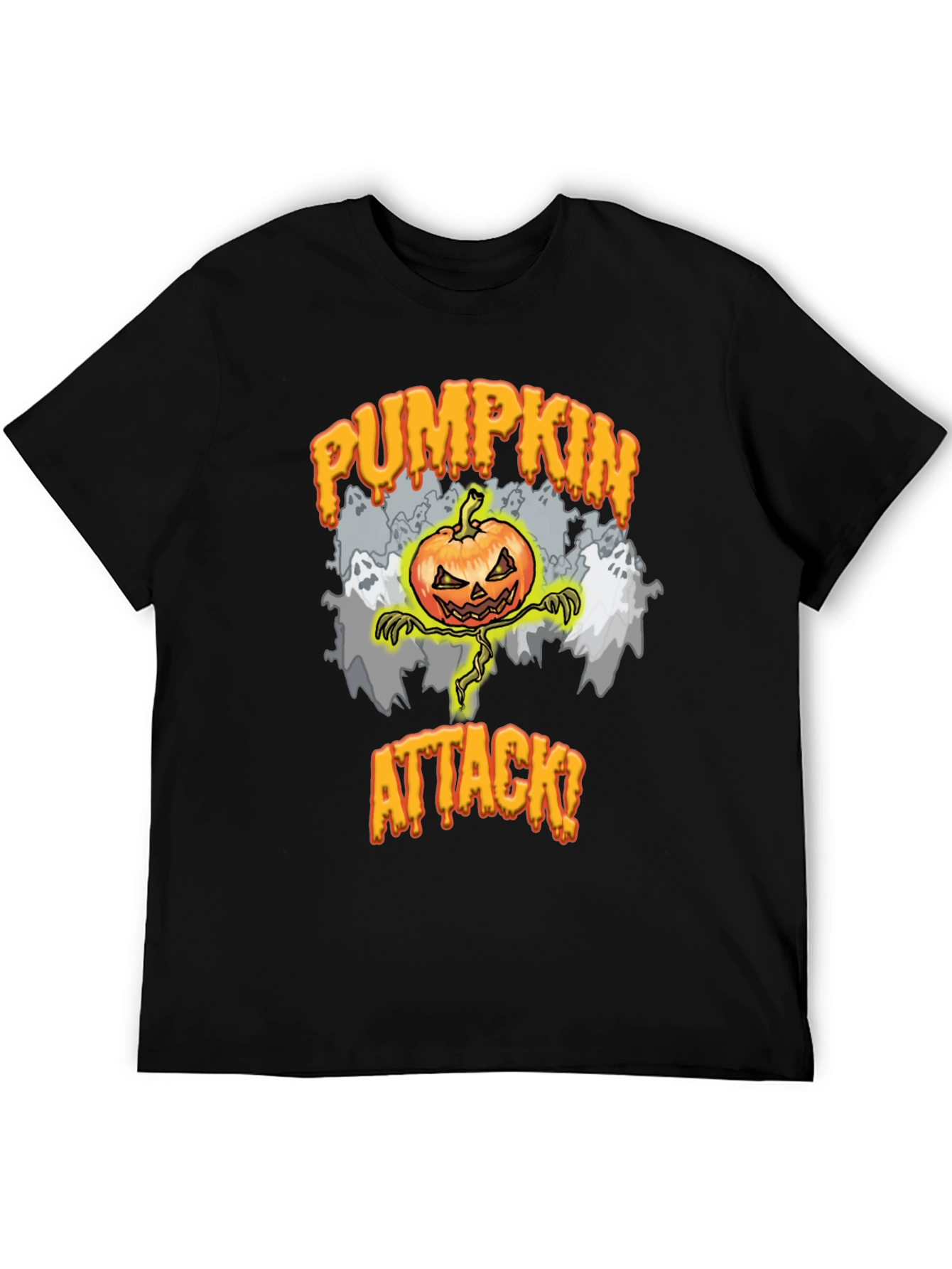 Pumpkin Attack Halloween T-Shirt