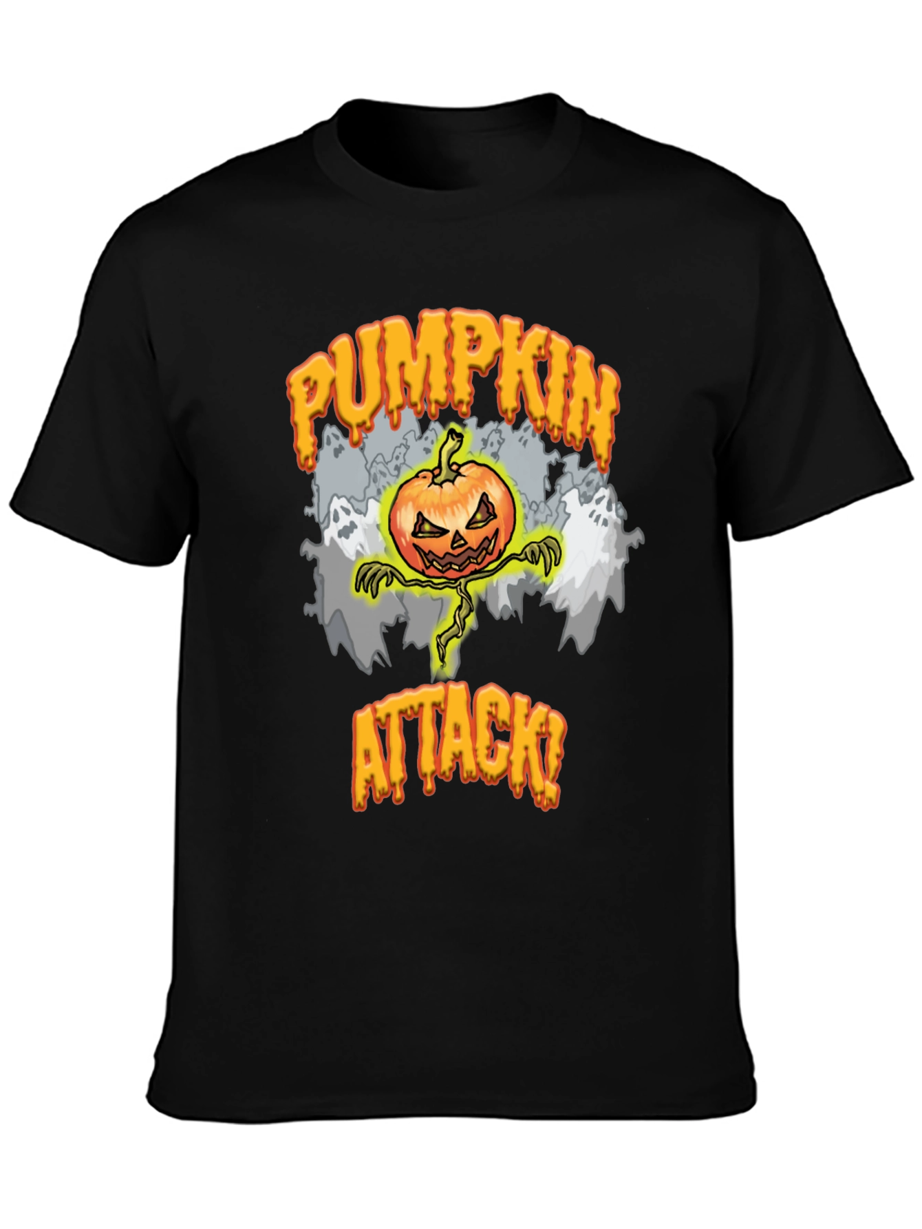 Pumpkin Attack Halloween T-Shirt