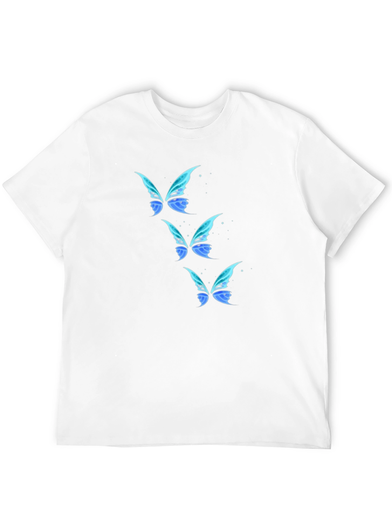 Butterfly Wing Graphic Black T-Shirt