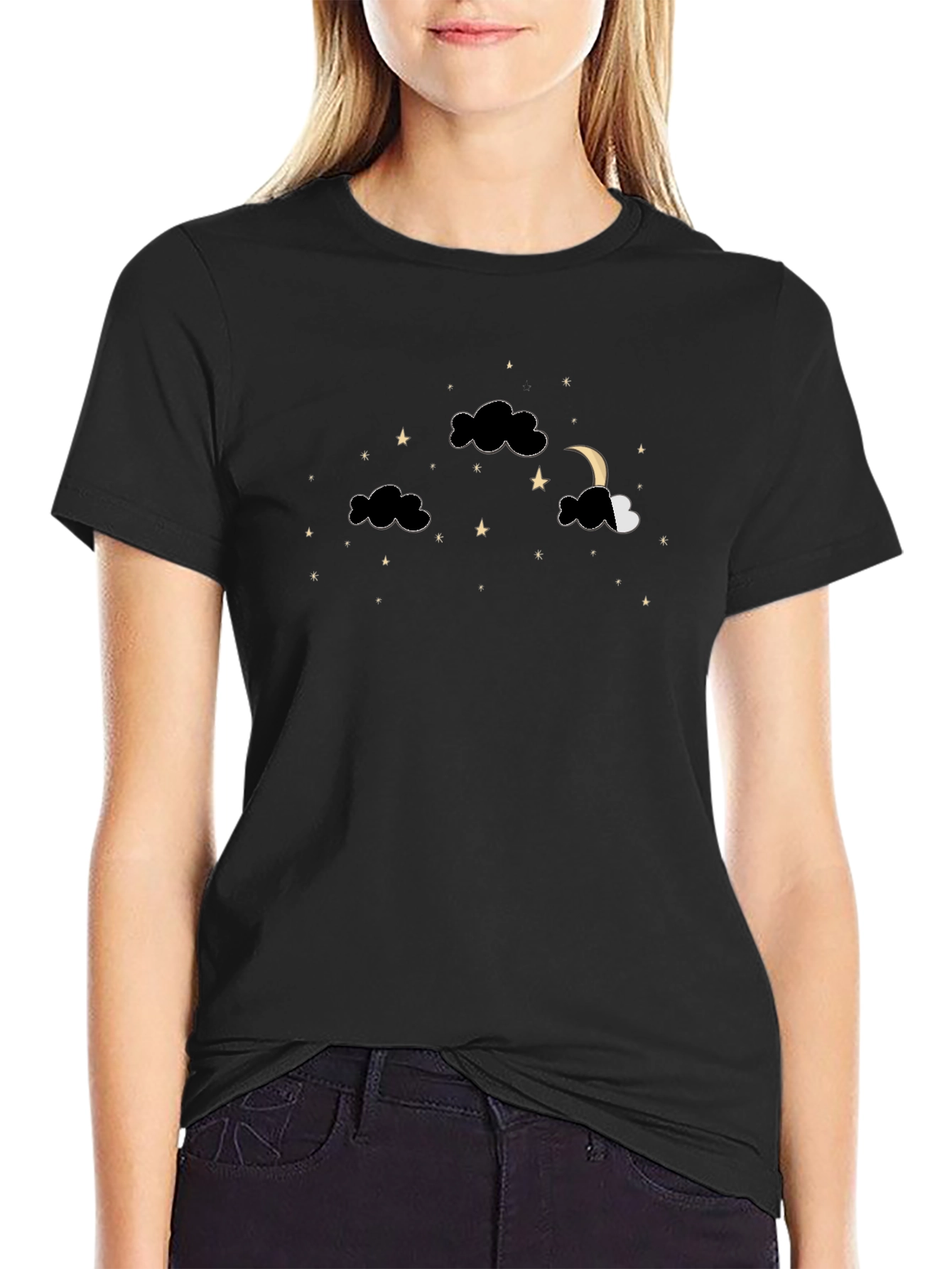 Dreamy Night Sky Graphic T-Shirt
