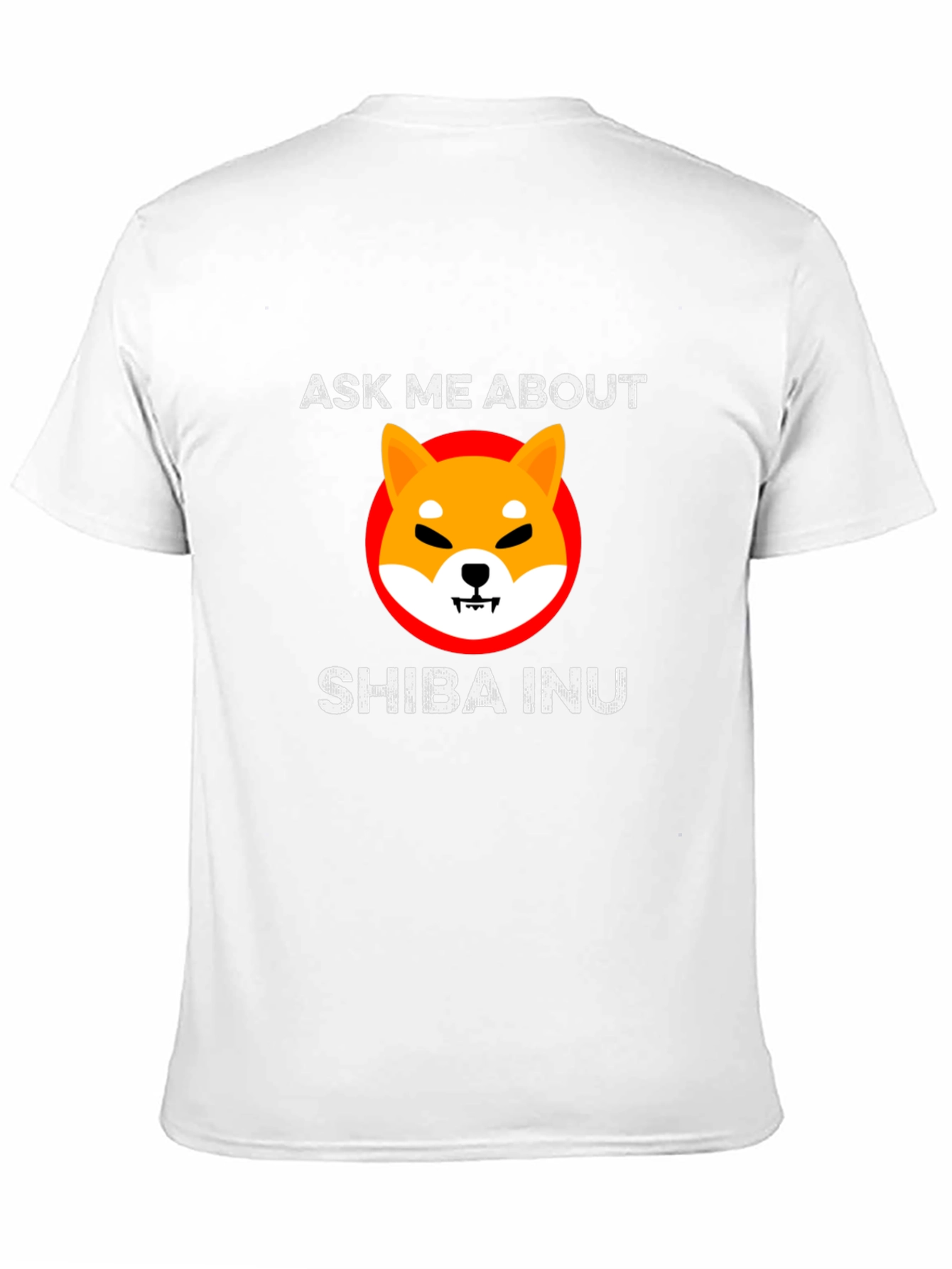 Ask Me About Shiba Inu Black T-Shirt
