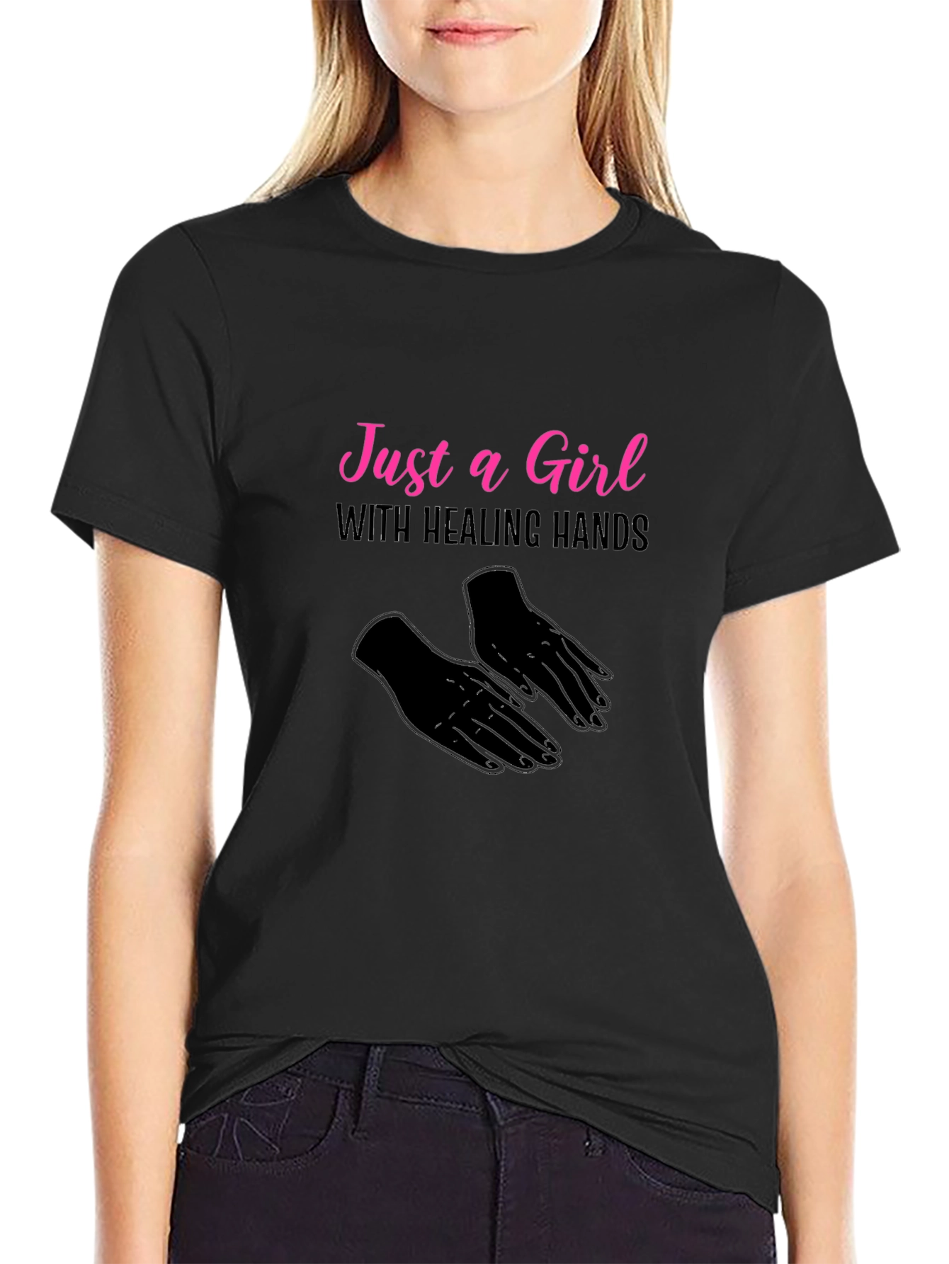 Just a Girl With Healing Hands T-Shirt