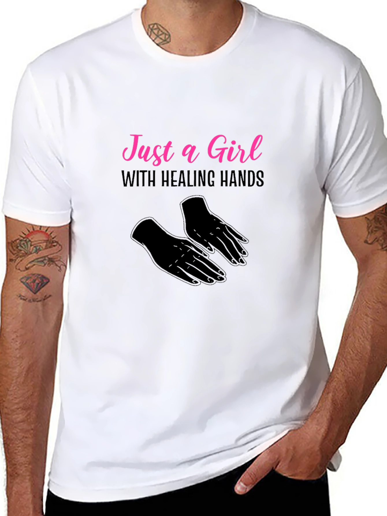 Just a Girl With Healing Hands T-Shirt