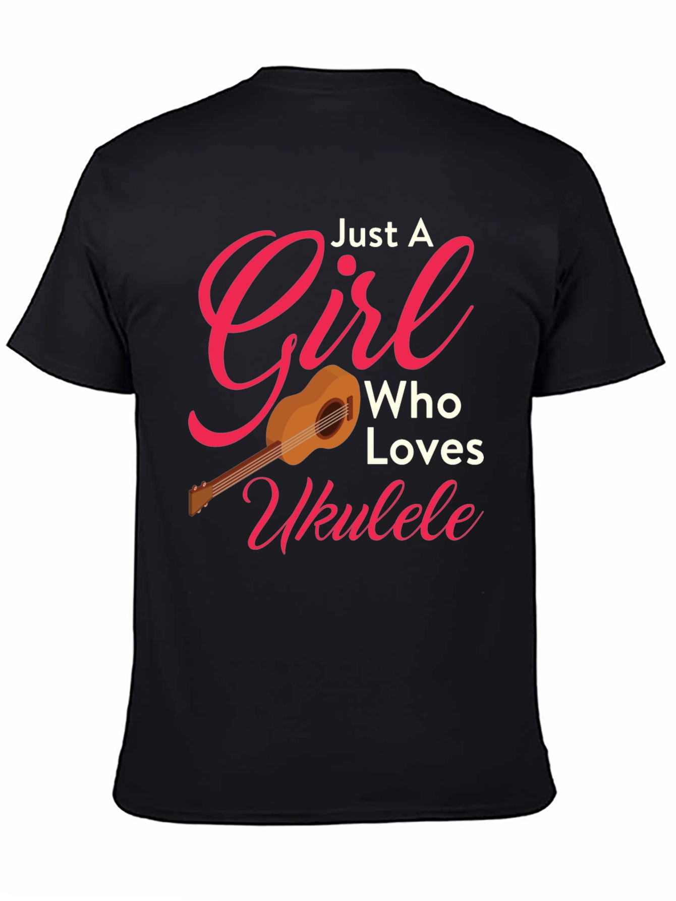 Just A Girl Who Loves Ukulele T-Shirt