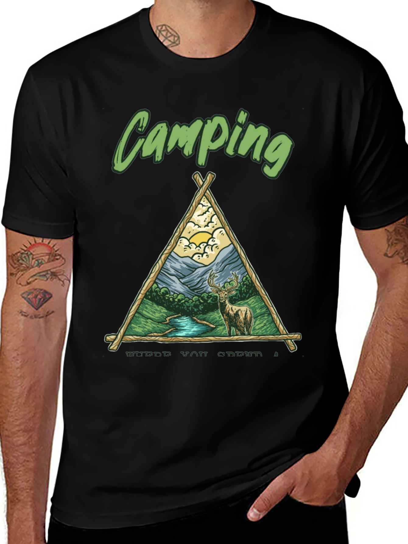 Camping Adventure Graphic Tee