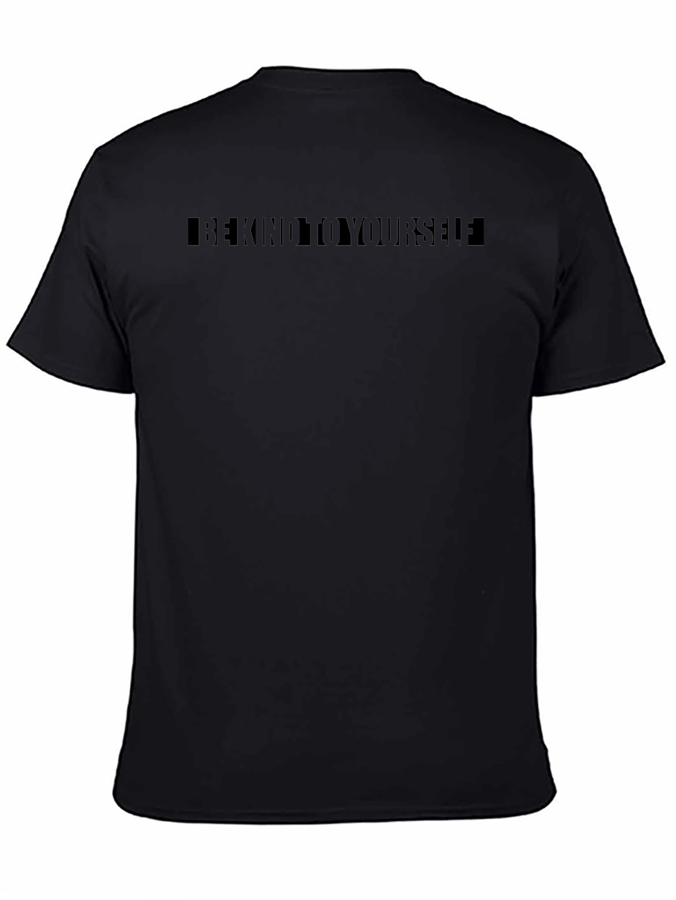 Be Kind To Yourself Black Graphic Tee