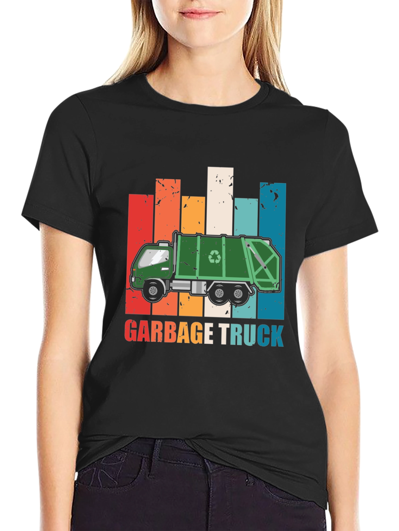 Retro Garbage Truck T-Shirt