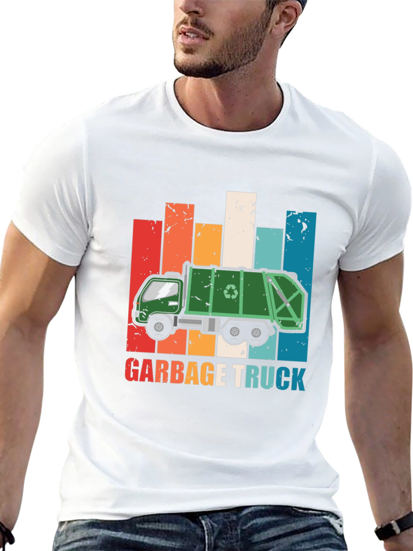 Retro Garbage Truck T-Shirt