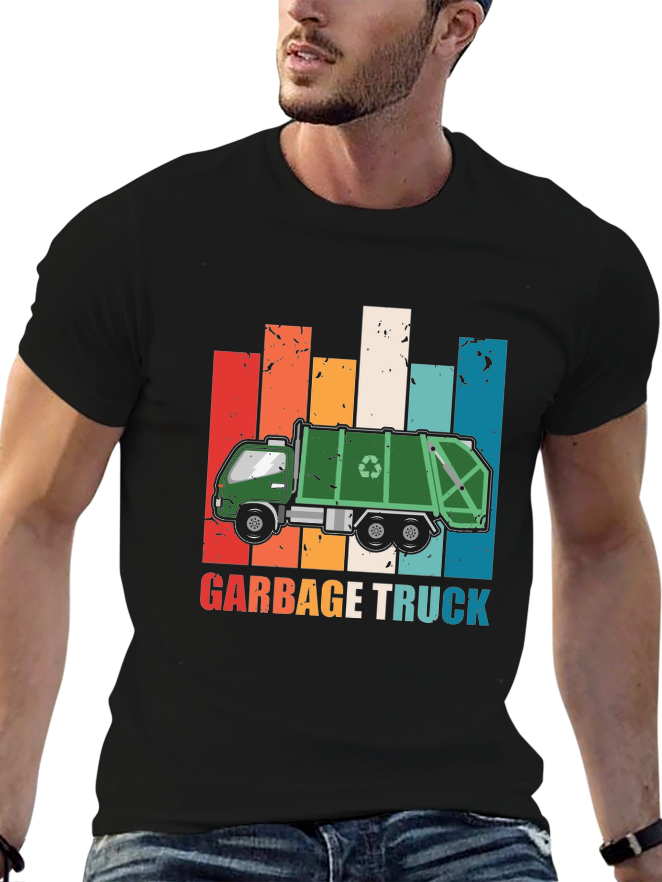 Retro Garbage Truck T-Shirt