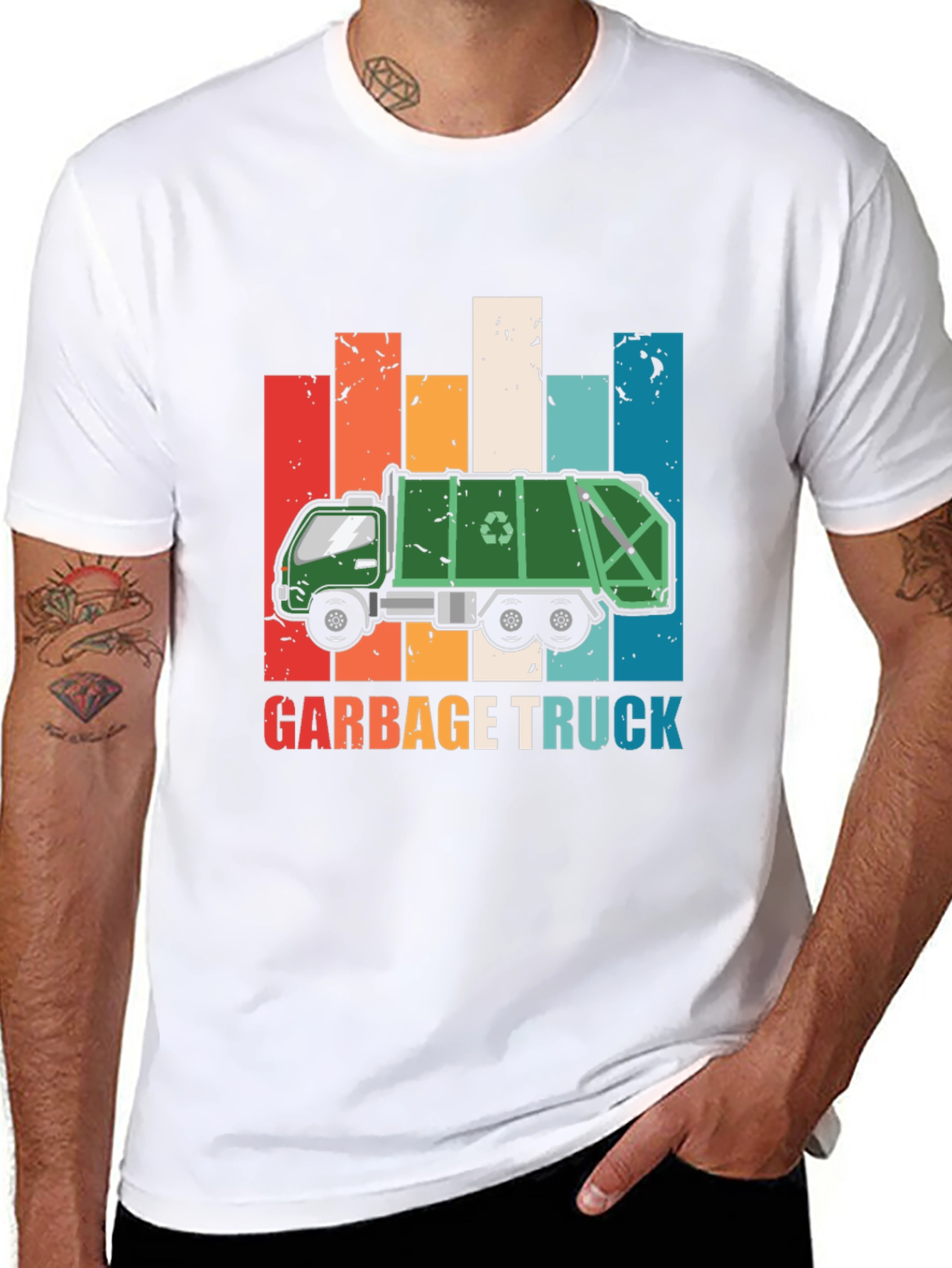 Retro Garbage Truck T-Shirt