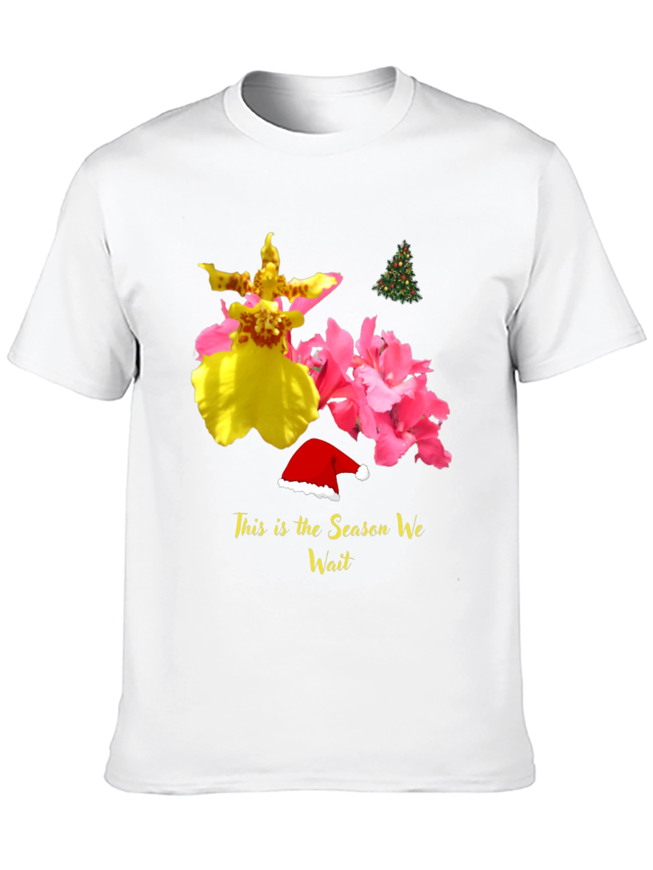 Festive Floral Season Wait Tee